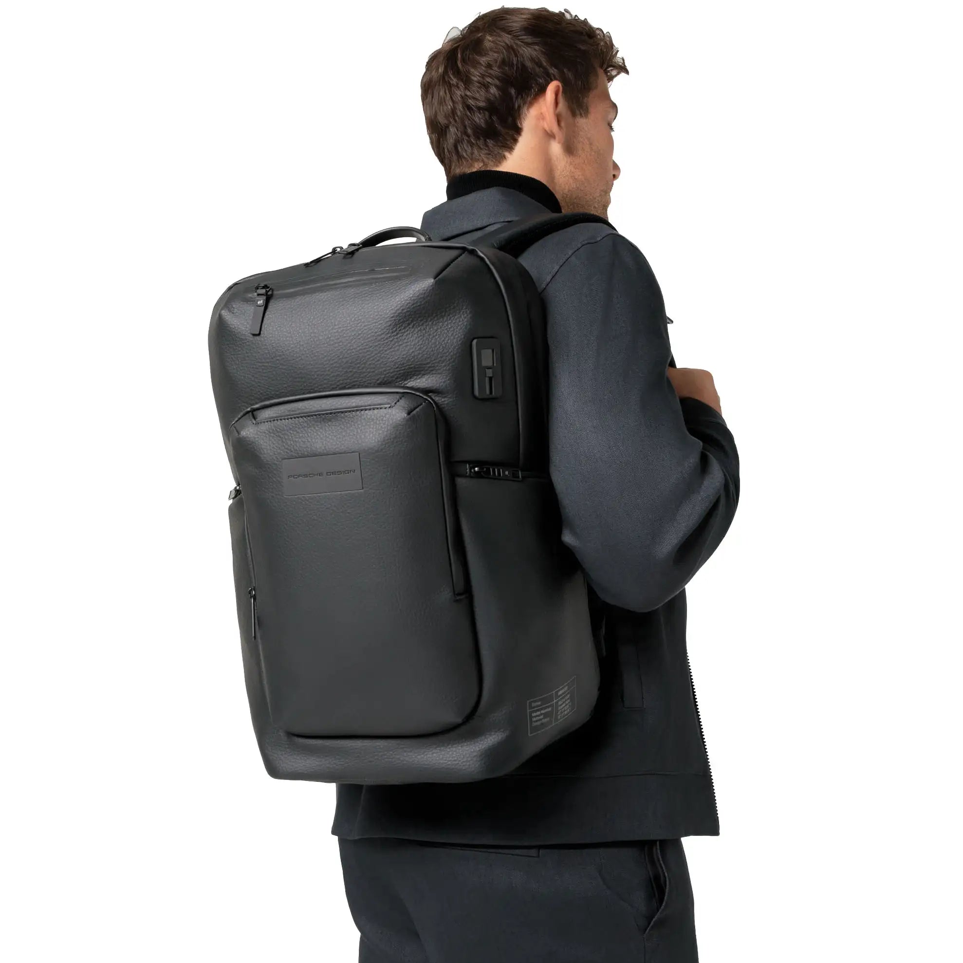 Porsche Design Urban Eco Leather Backpack M2 43 cm - Black