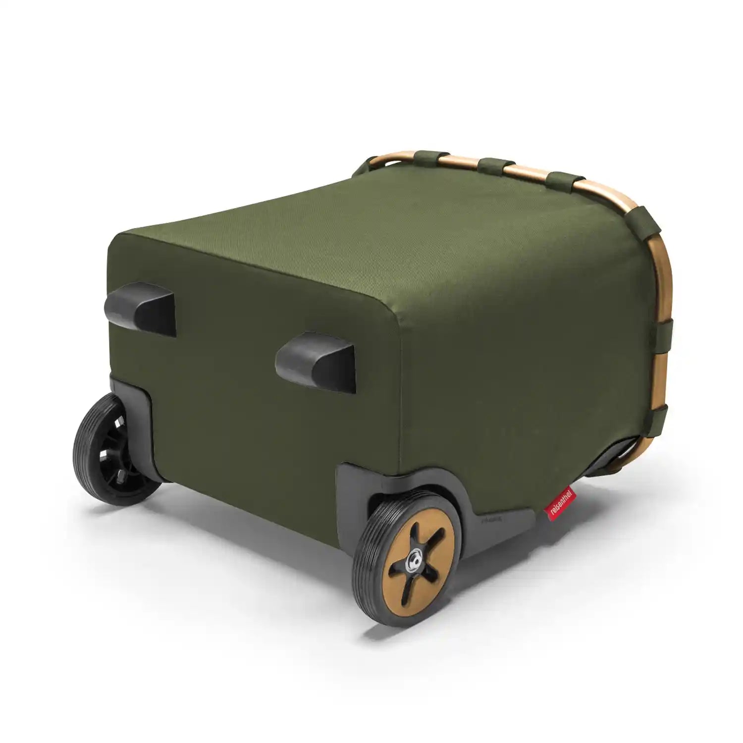 Reisenthel Carrycruiser Forest Gold – funktionaler Einkaufskorb mit Rollen und Griffsystem