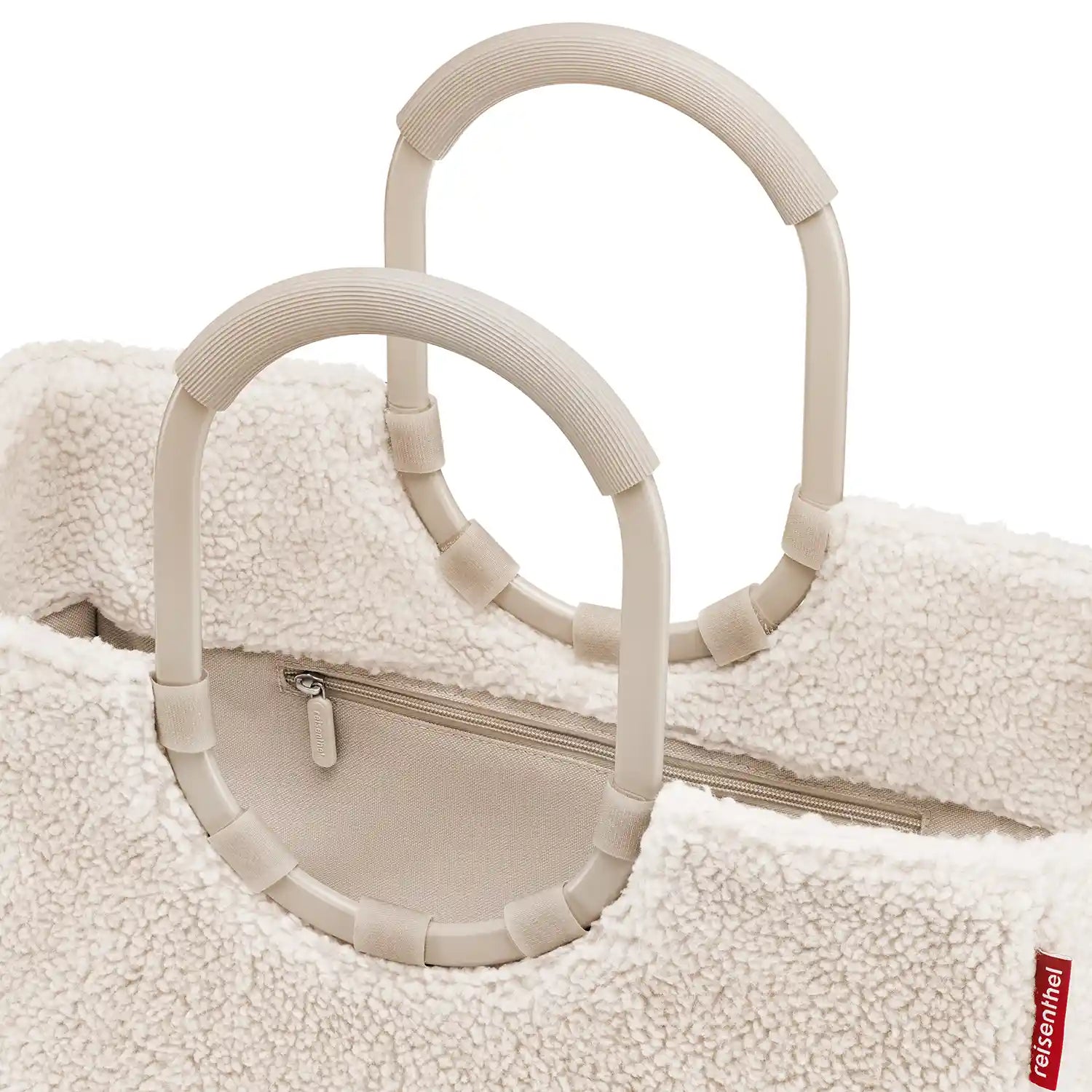 Detailansicht Henkel Reisenthel Loopshopper L Einkaufsshopper 46 cm Teddy Sand