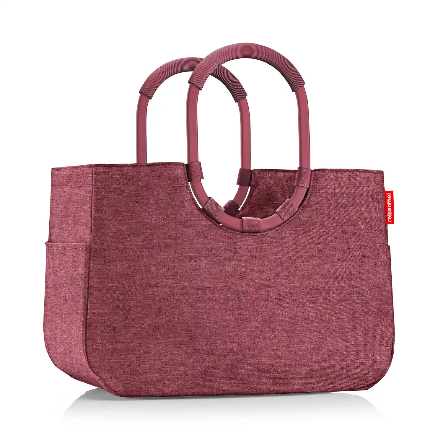 Reisenthel Loopshopper L Einkaufstasche 46 cm in Twist Maroon mit stabilen Henkeln