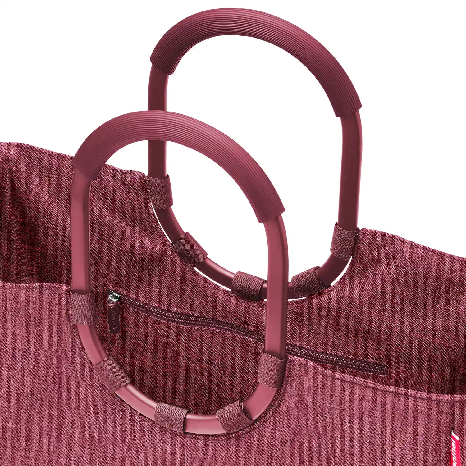 Detailansicht Henkel Reisenthel Loopshopper L Einkaufsshopper 46 cm Twist Maroon