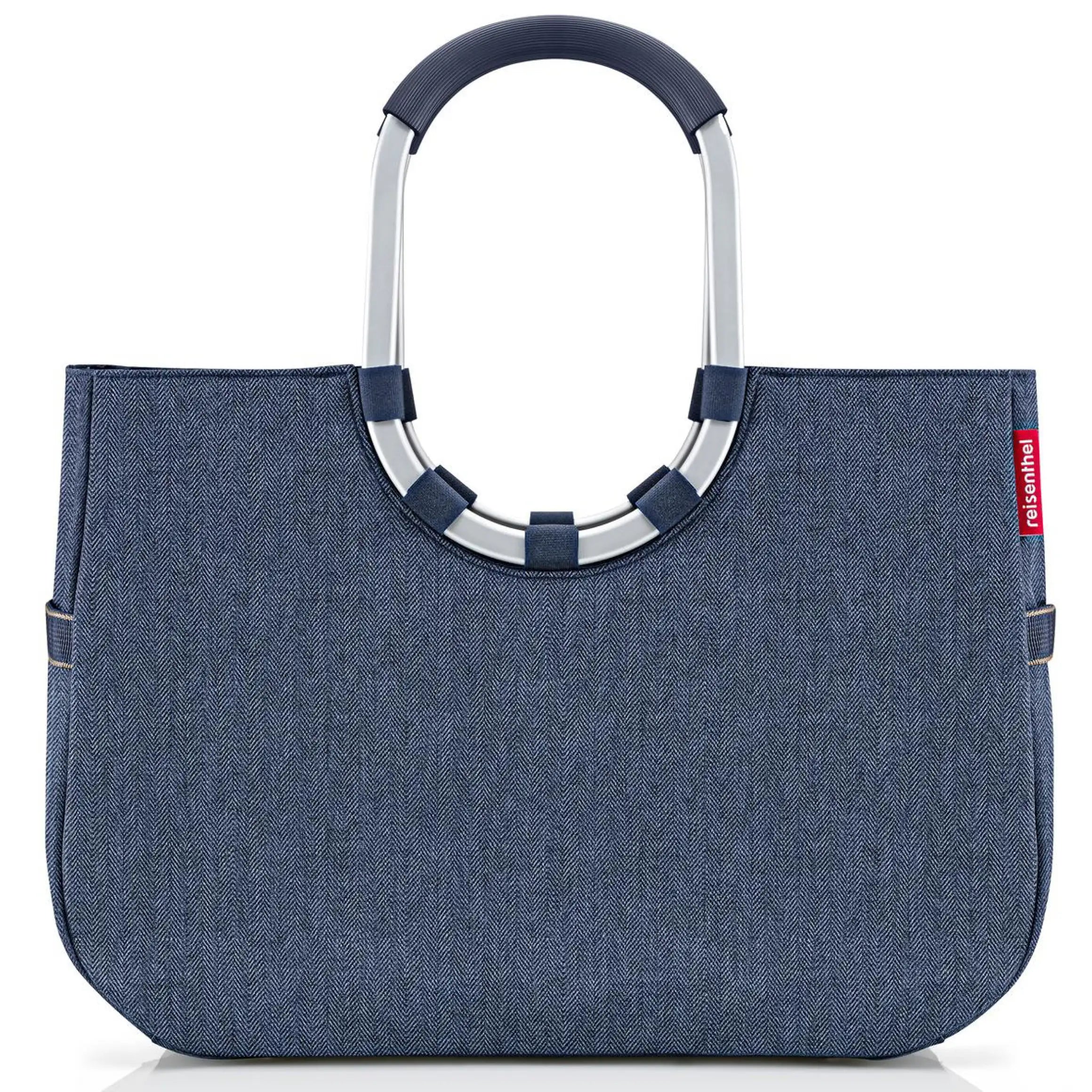 Reisenthel Shopping Loopshopper L Einkaufsshopper 46 cm - Herringbone Dark Blue