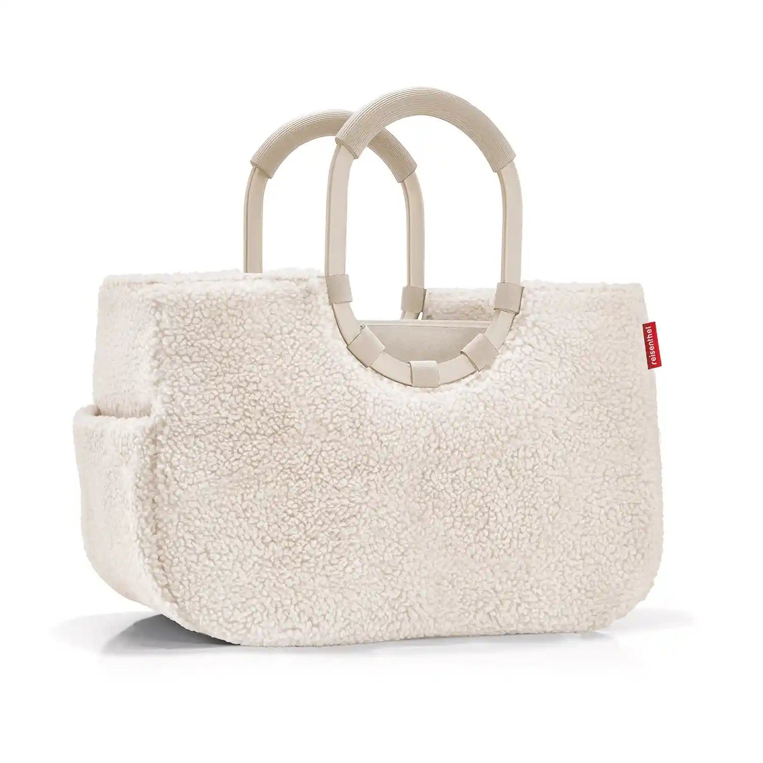 Reisenthel Loopshopper L Einkaufstasche 46 cm in Beige Teddy Sand mit stabilen Henkeln
