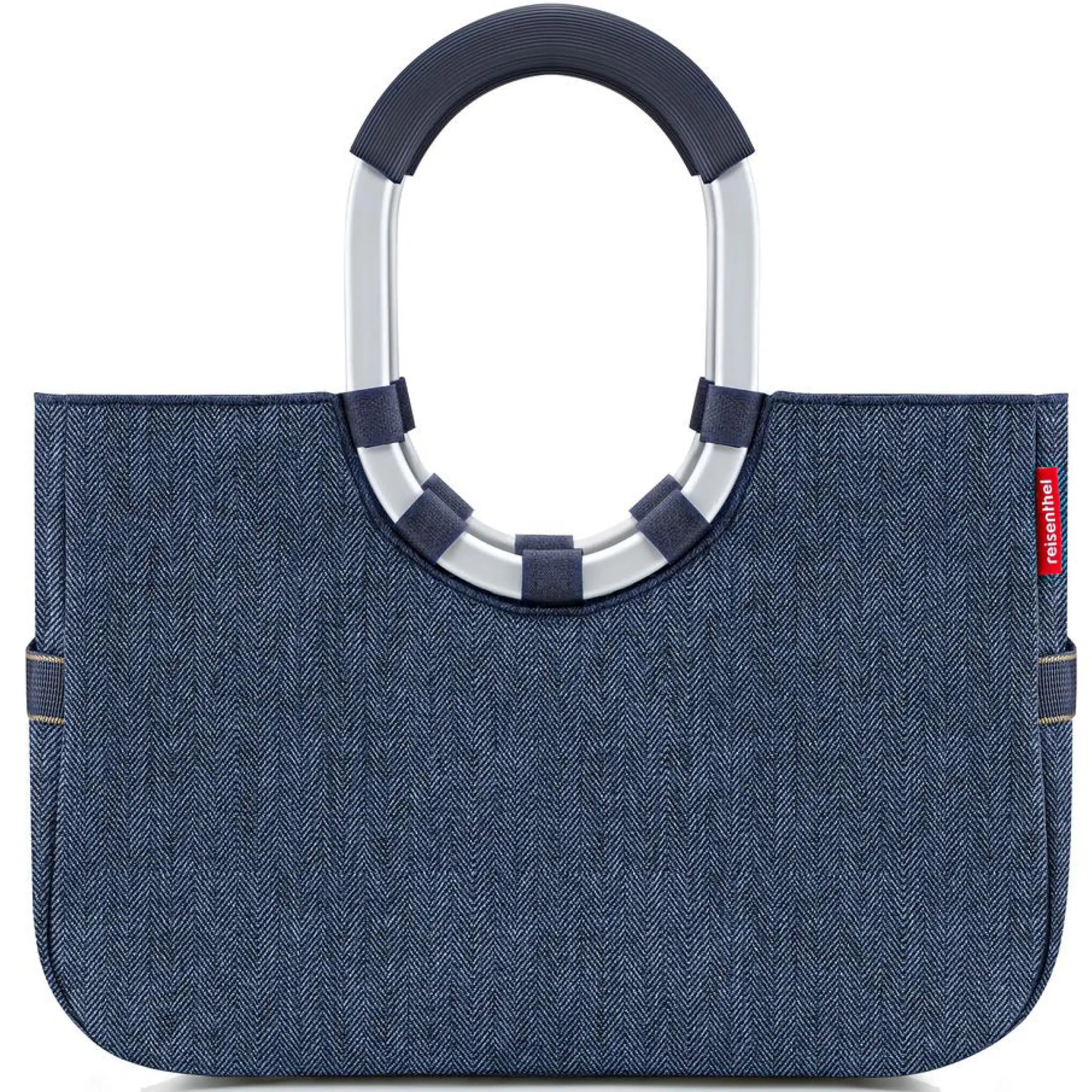 Reisenthel Shopping Loopshopper M Einkaufsshopper 40 cm - Herringbone Dark Blue