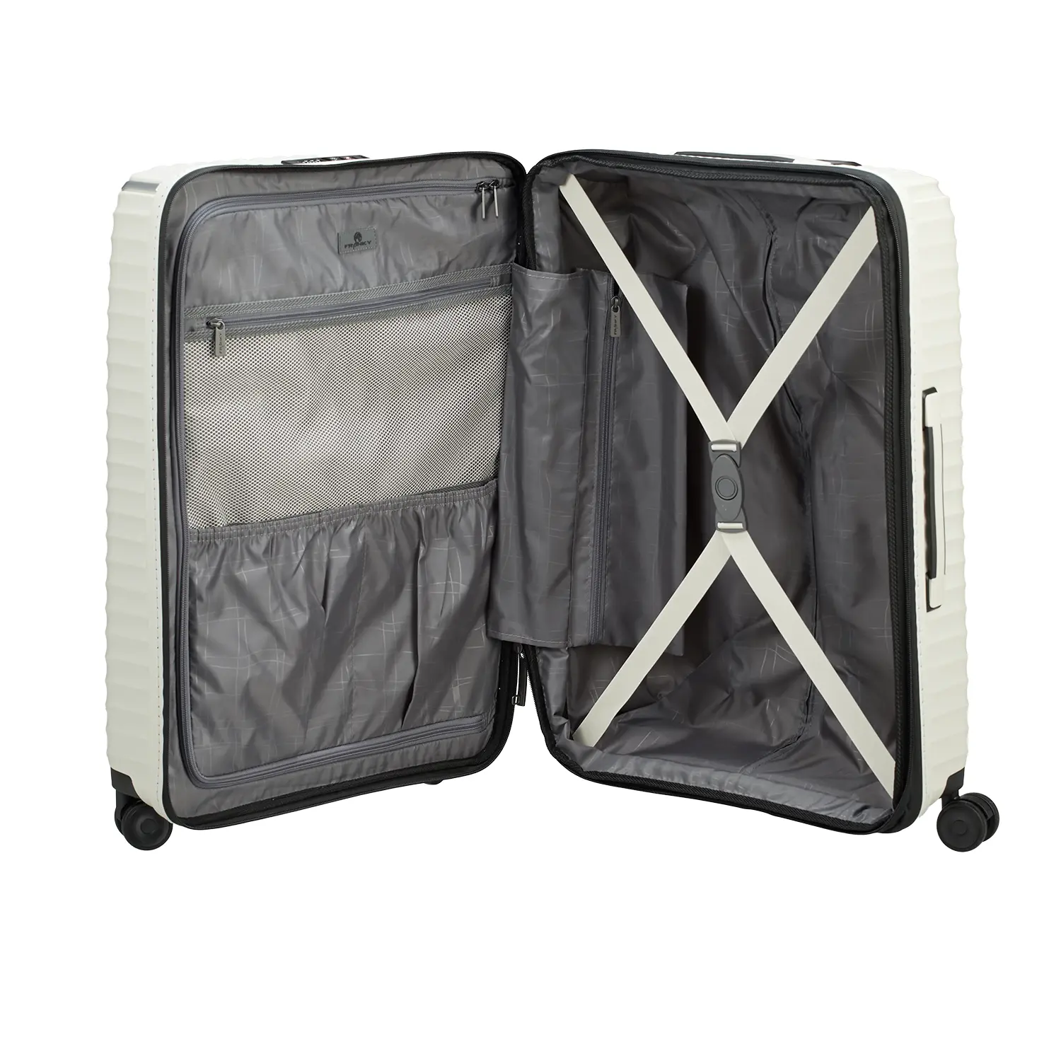 koffer-direkt.de Flight Lite II 4-Rollen Trolley Set L/M - Beige