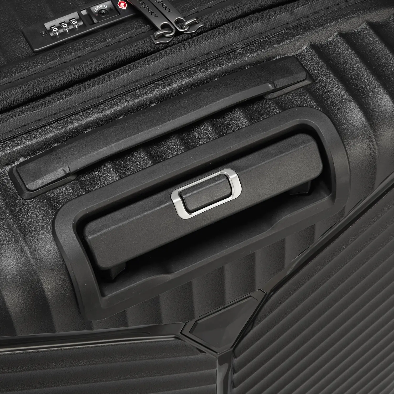 koffer-direkt.de Flight Lite II 4-Rollen Trolley Set L/M/S - Black