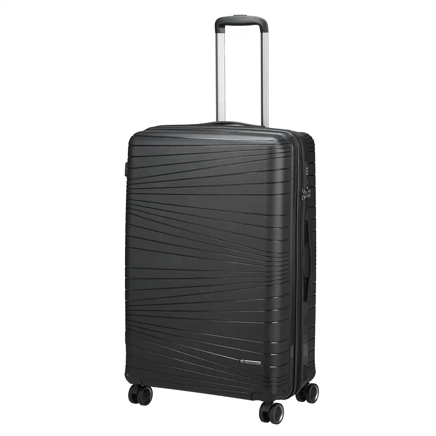koffer-direkt.de PP14 4-Rollen Trolley 75 cm - Black