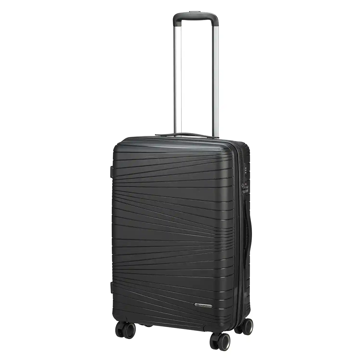 koffer-direkt.de PP14 4-Rollen Trolley 65 cm - Black