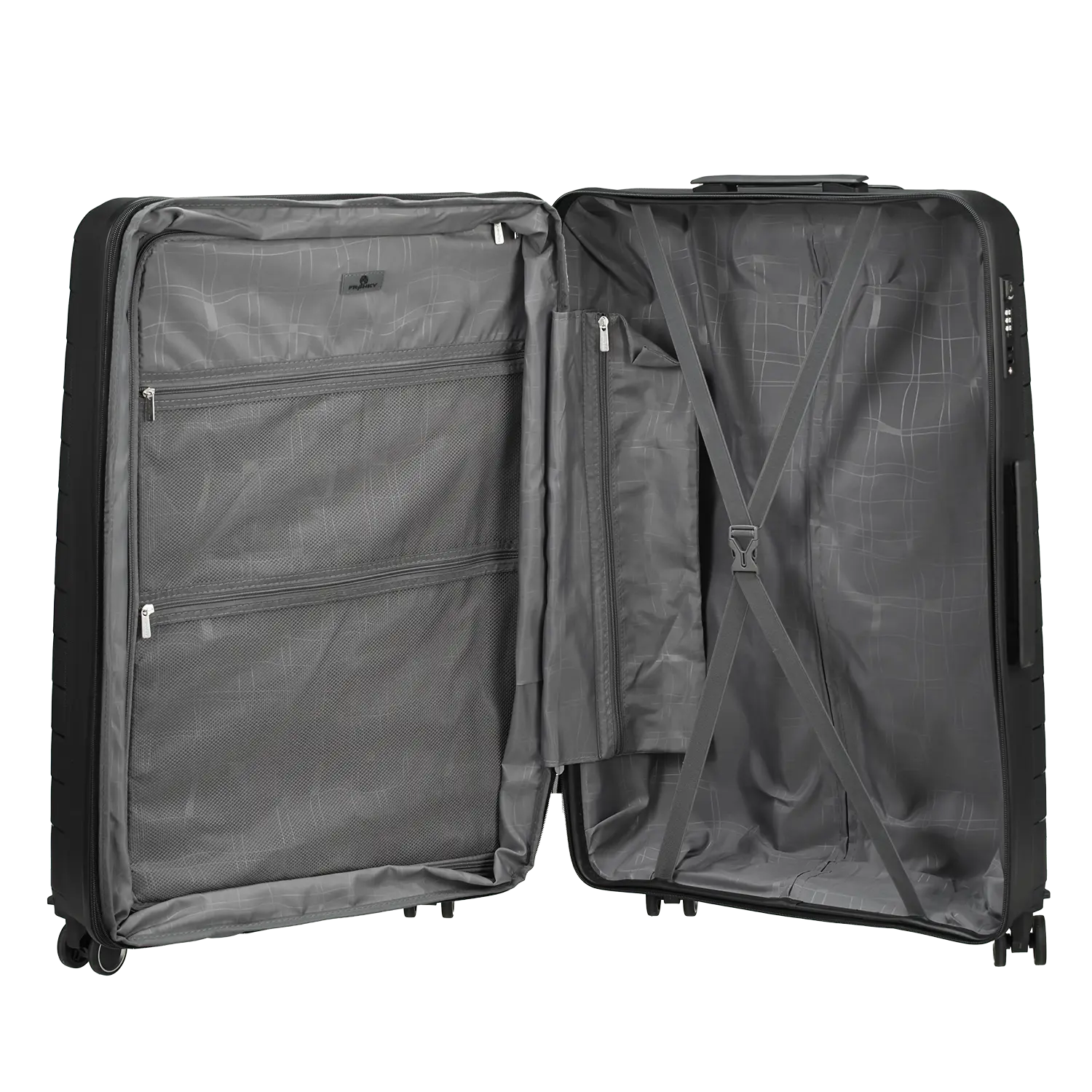 Franky PP15 Trolley M - Innenausstattung mit Packfächern für 5-7 Tage Reisen