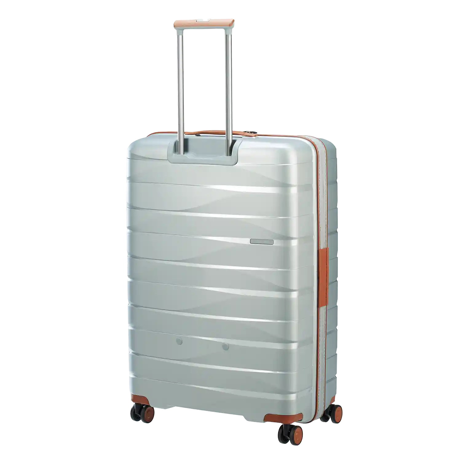 Rückansicht koffer-direkt.de PP21 4-Rollen Trolley 77 cm – robuster XXL-Koffer mit Doppelrollen