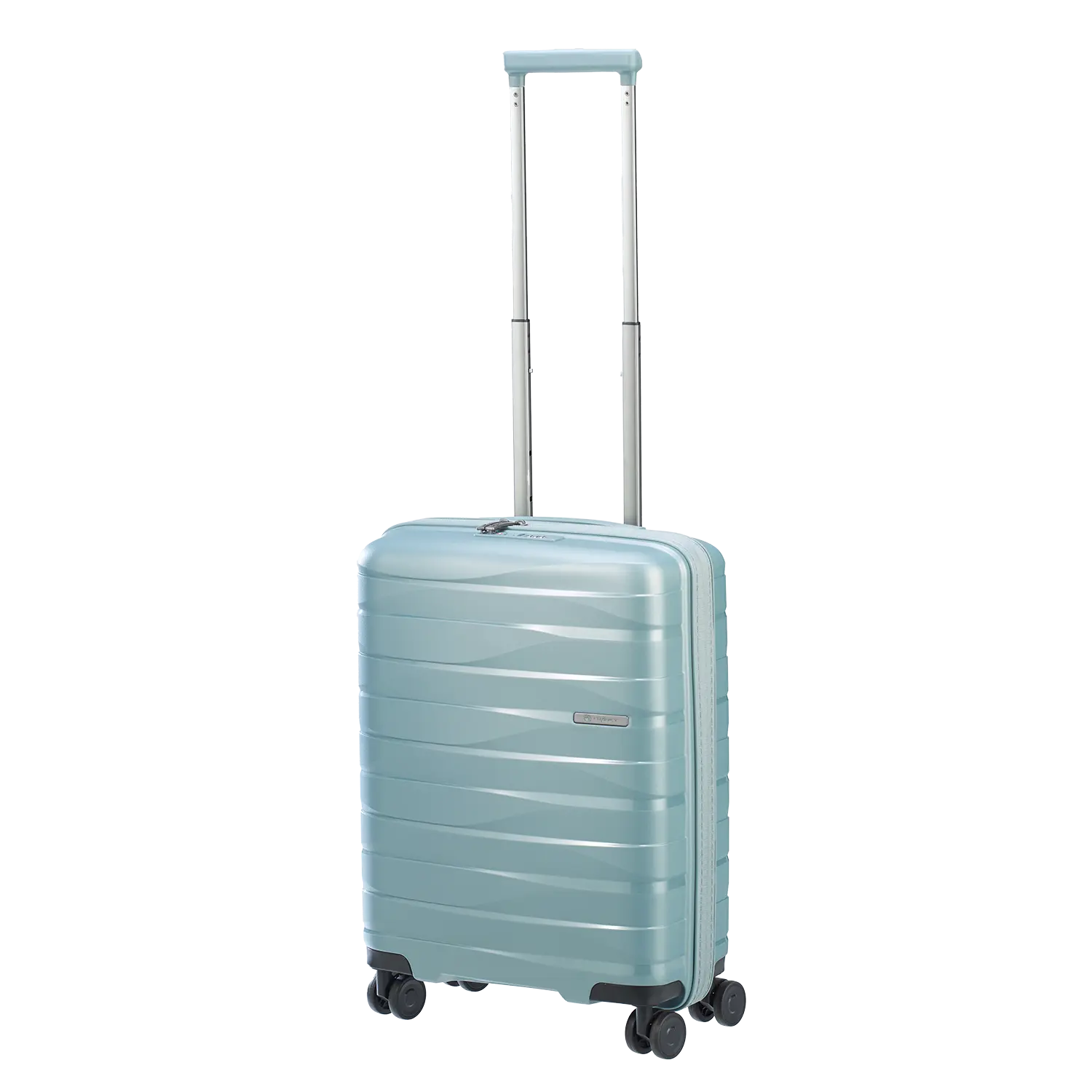 PP21 Handgepäck Trolley 55cm green metallic - 4 Rollen Kabinentrolley mit 33L Volumen
