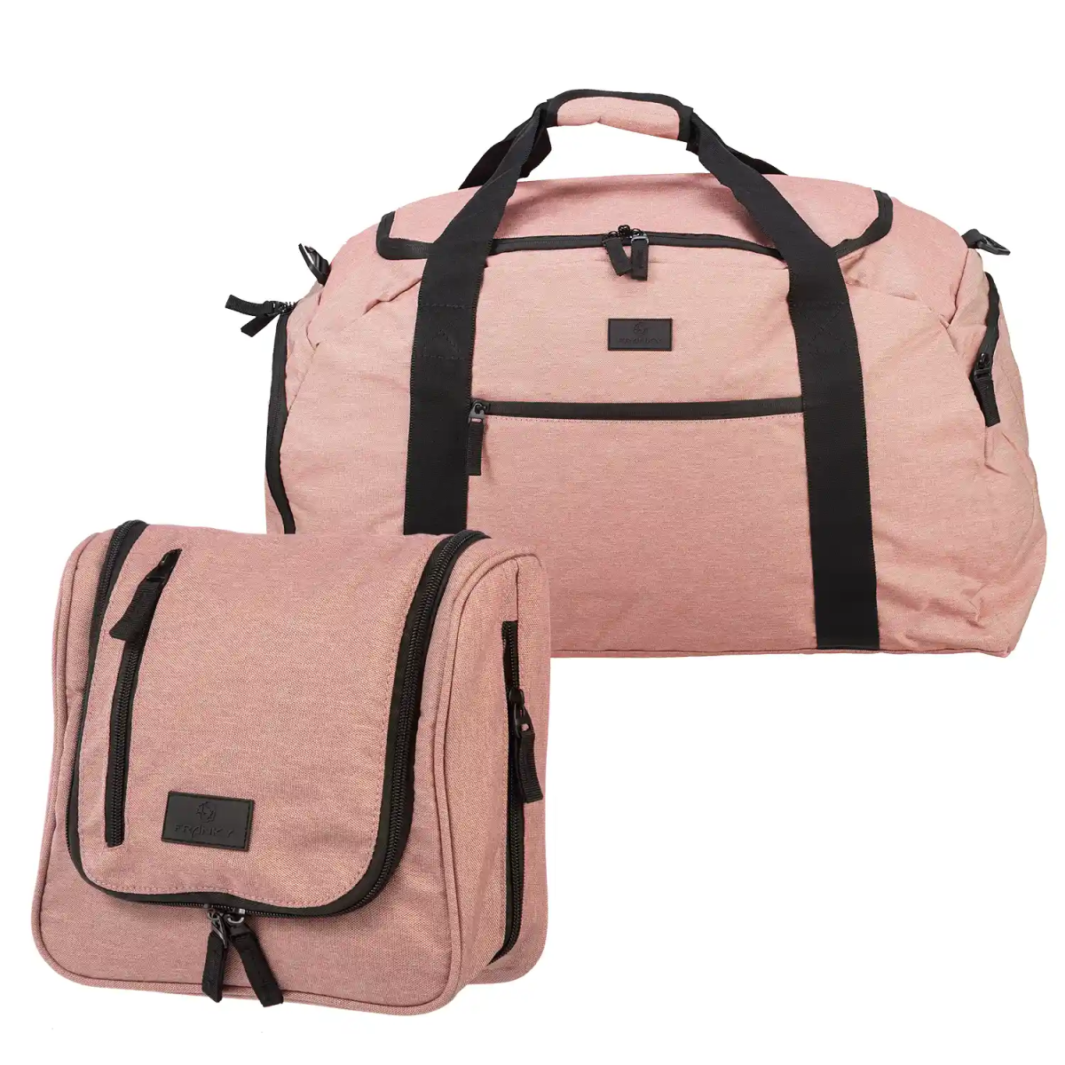 koffer - direkt.de Set L Kulturtasche + Reisetasche L - Rose koffer - direkt.de - koffer - direkt.de