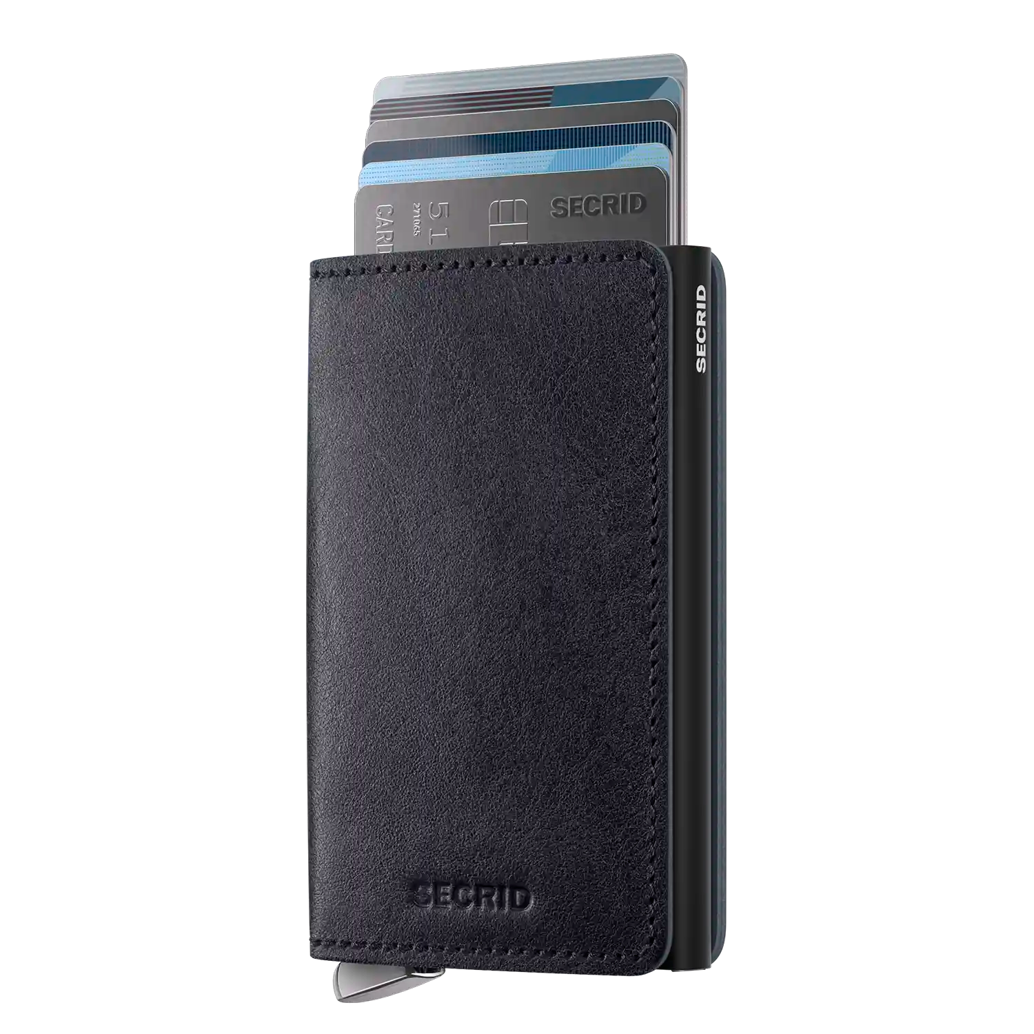 Secrid Slimwallet Basco Ink Premium Kollektion 10 cm Wallet aus hochwertigem Leder