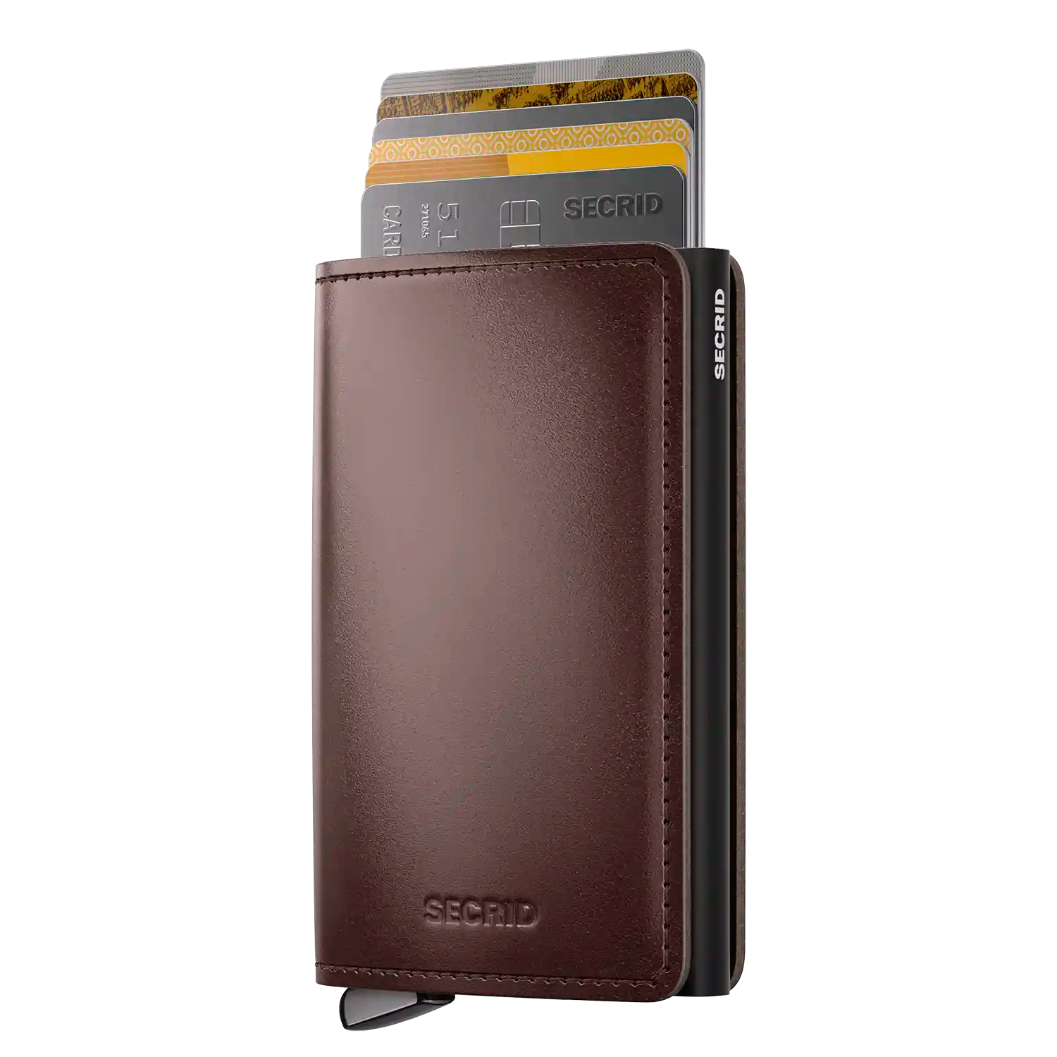 Secrid Premium Kollektion Slimwallet Dusk 10 cm - Dark Brown+