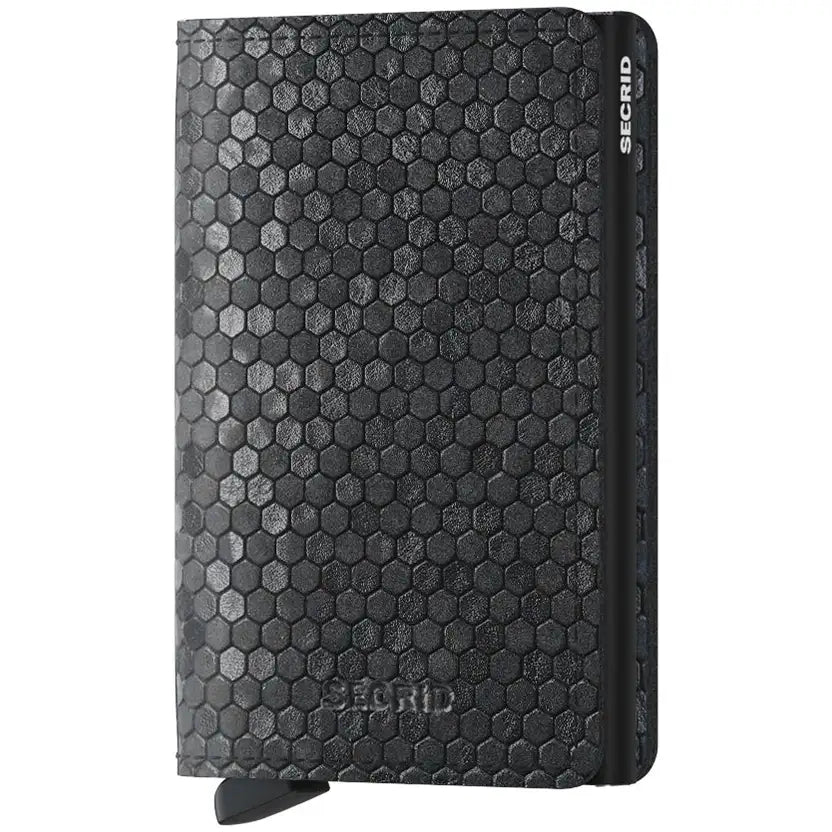 Secrid Wallets Slimwallet Hexagon 10 cm - Black