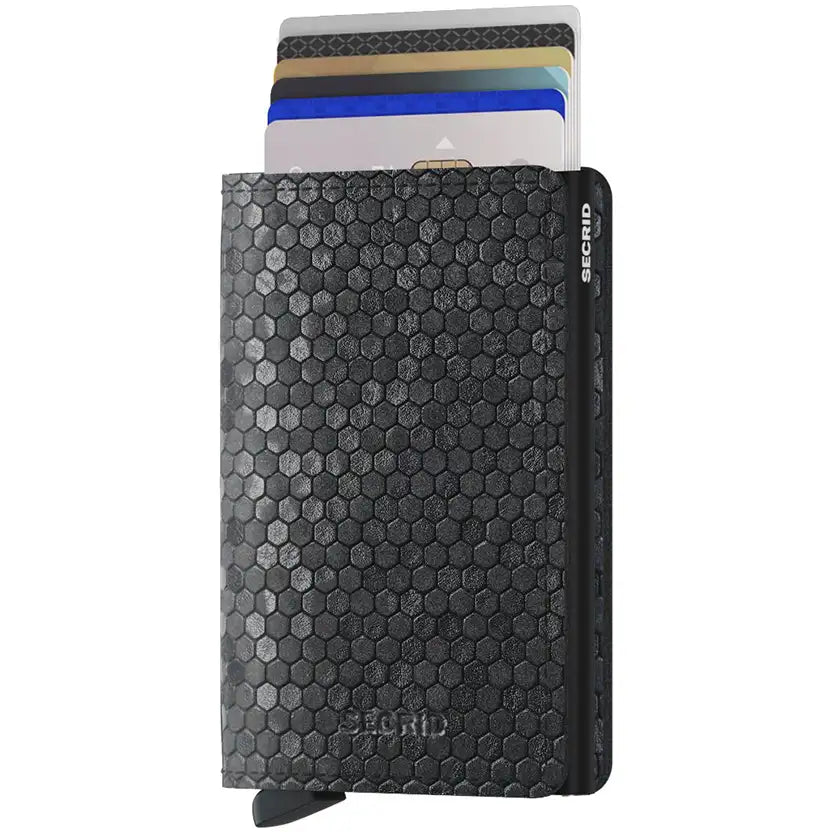 Secrid Wallets Slimwallet Hexagon 10 cm - Black