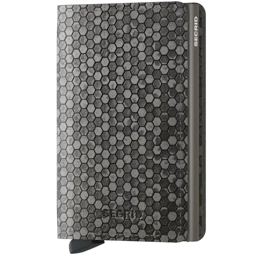 Secrid Wallets Slimwallet Hexagon 10 cm - Grey