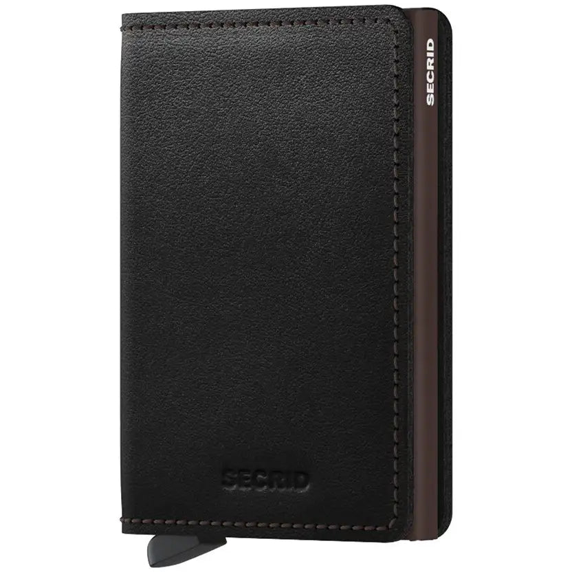 Secrid Wallets Slimwallet Original 10 cm - Black-Brown