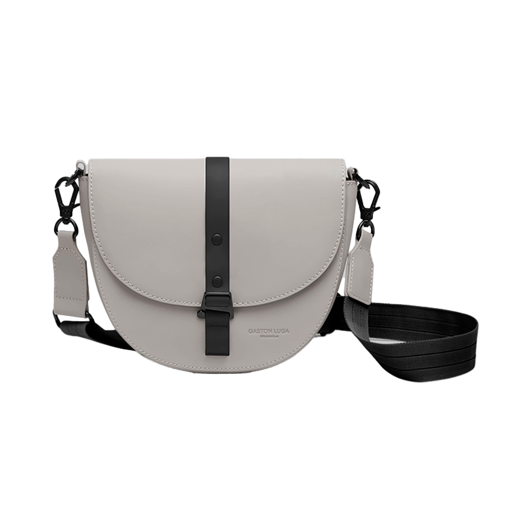 Gaston Luga Spläsh Moon Crossbody Bag 21 cm in Latte – elegante Umhängetasche