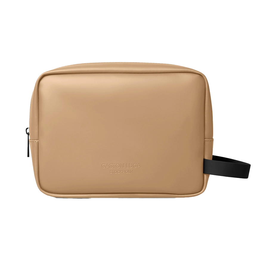 Gaston Luga Spläsh Toiletry Bag 22 cm in Latte – elegante Kulturtasche für Reisen