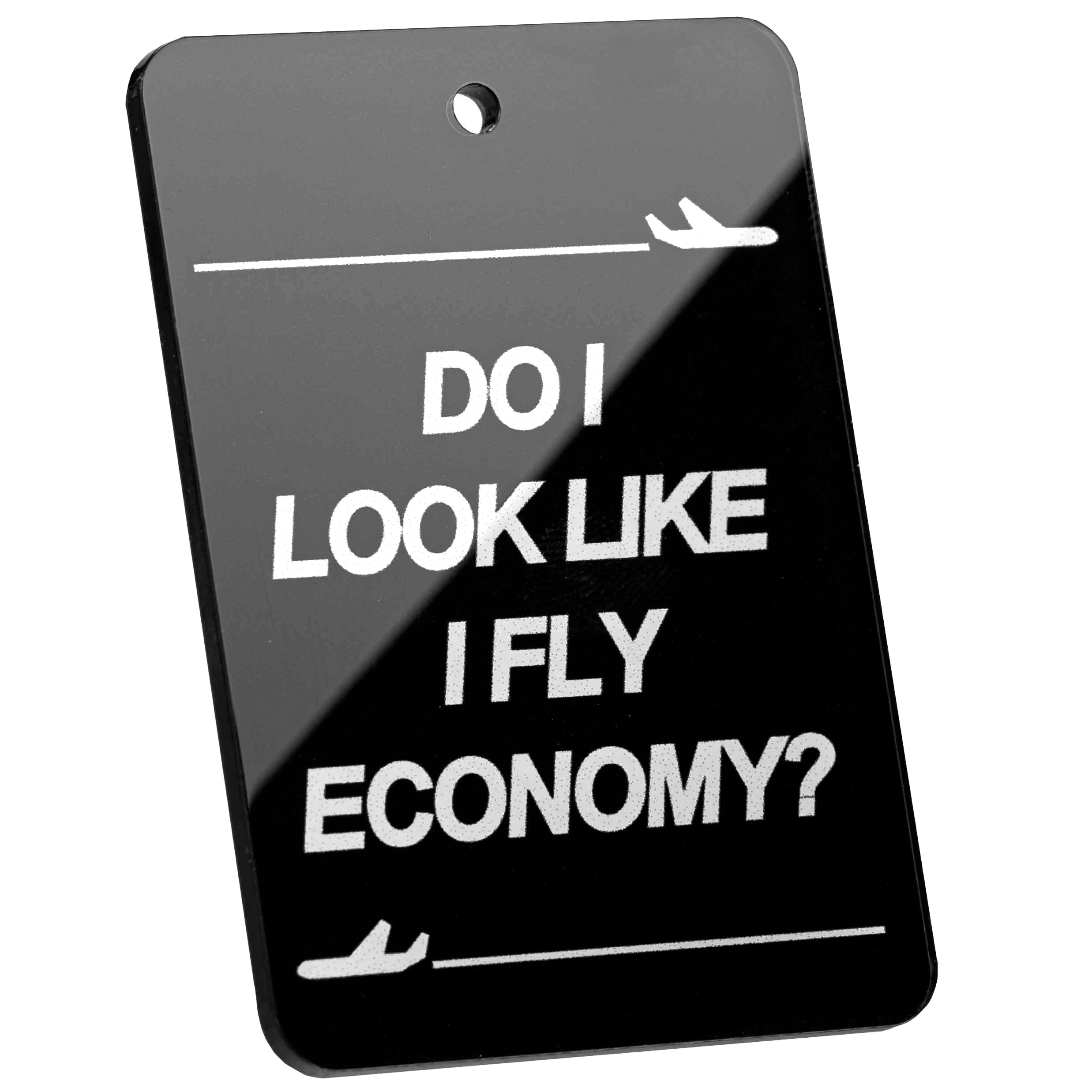Tag-It Luggage Tag 9 cm - Do I Look - Black