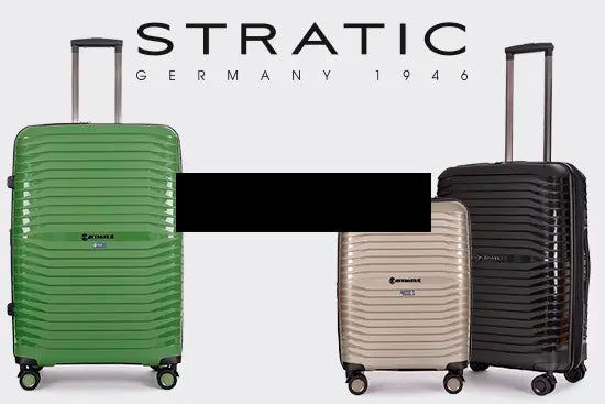 Entdecken Sie hier alle Trolleys und Reisetaschen von Stratic
