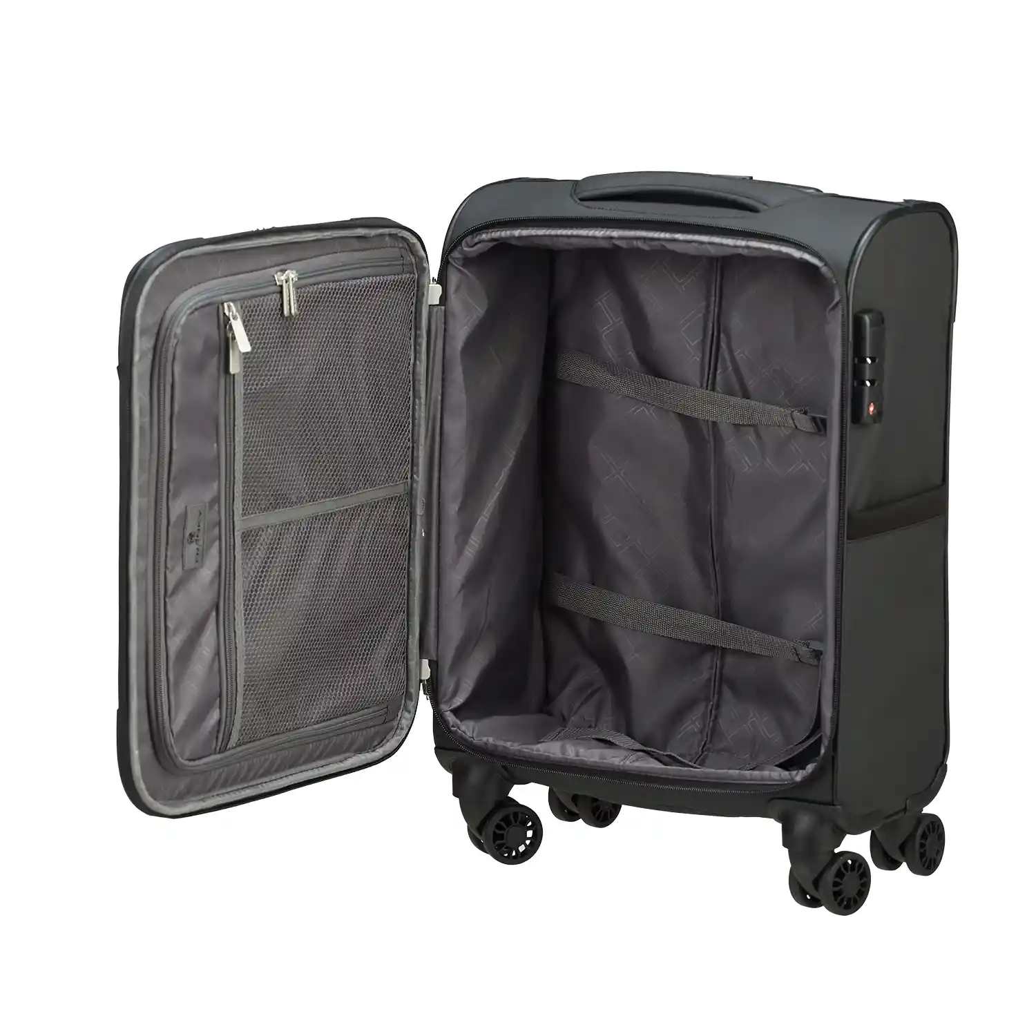 koffer-direkt.de T1-B 4-wheel cabin trolley 54 cm - Black