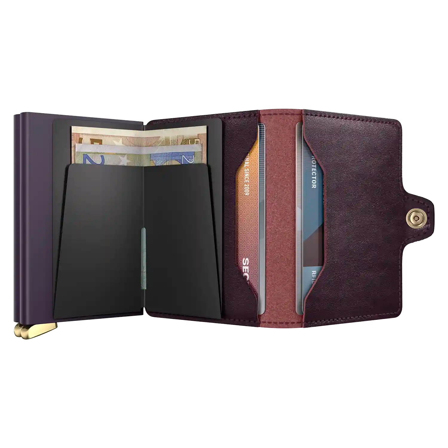 Secrid Premium Collection Twinwallet Basco 10 cm - Bordeaux+