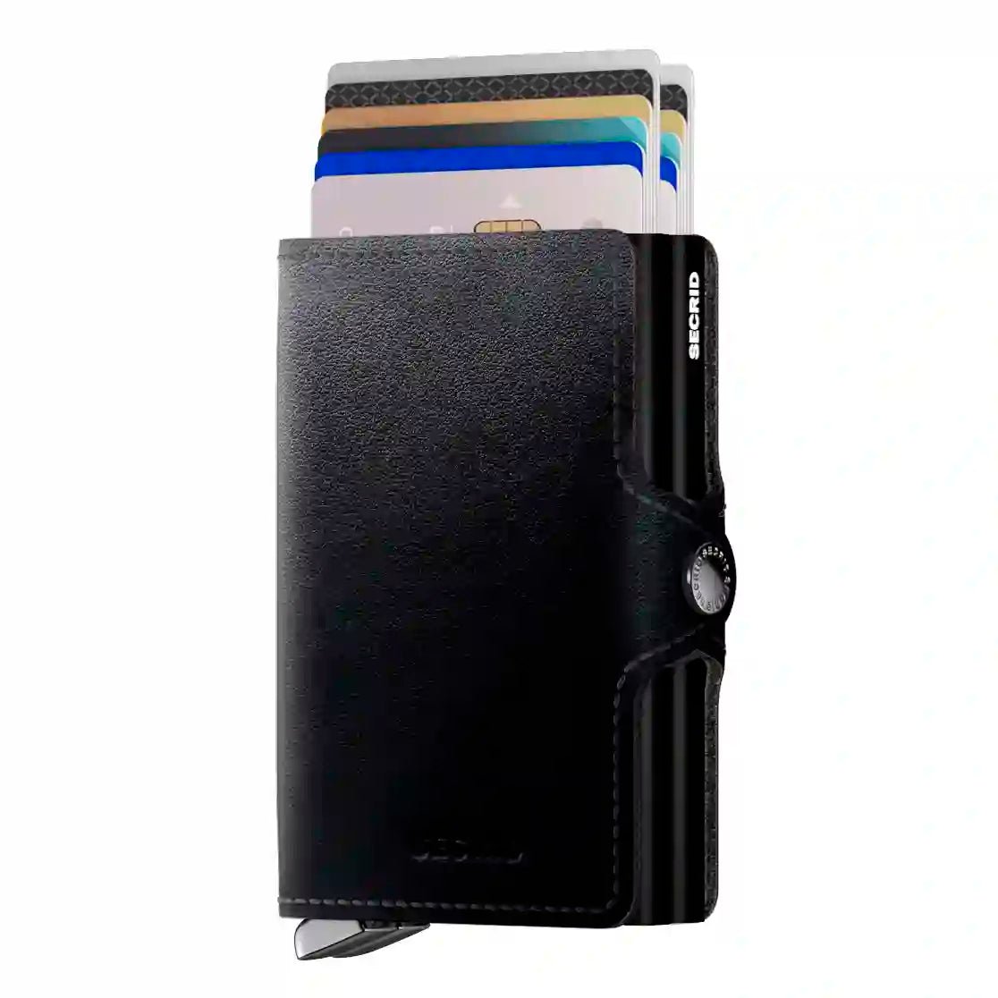 Detailansicht Kartenfächer Secrid Twinwallet Dusk Premium Black 10 cm Wallet