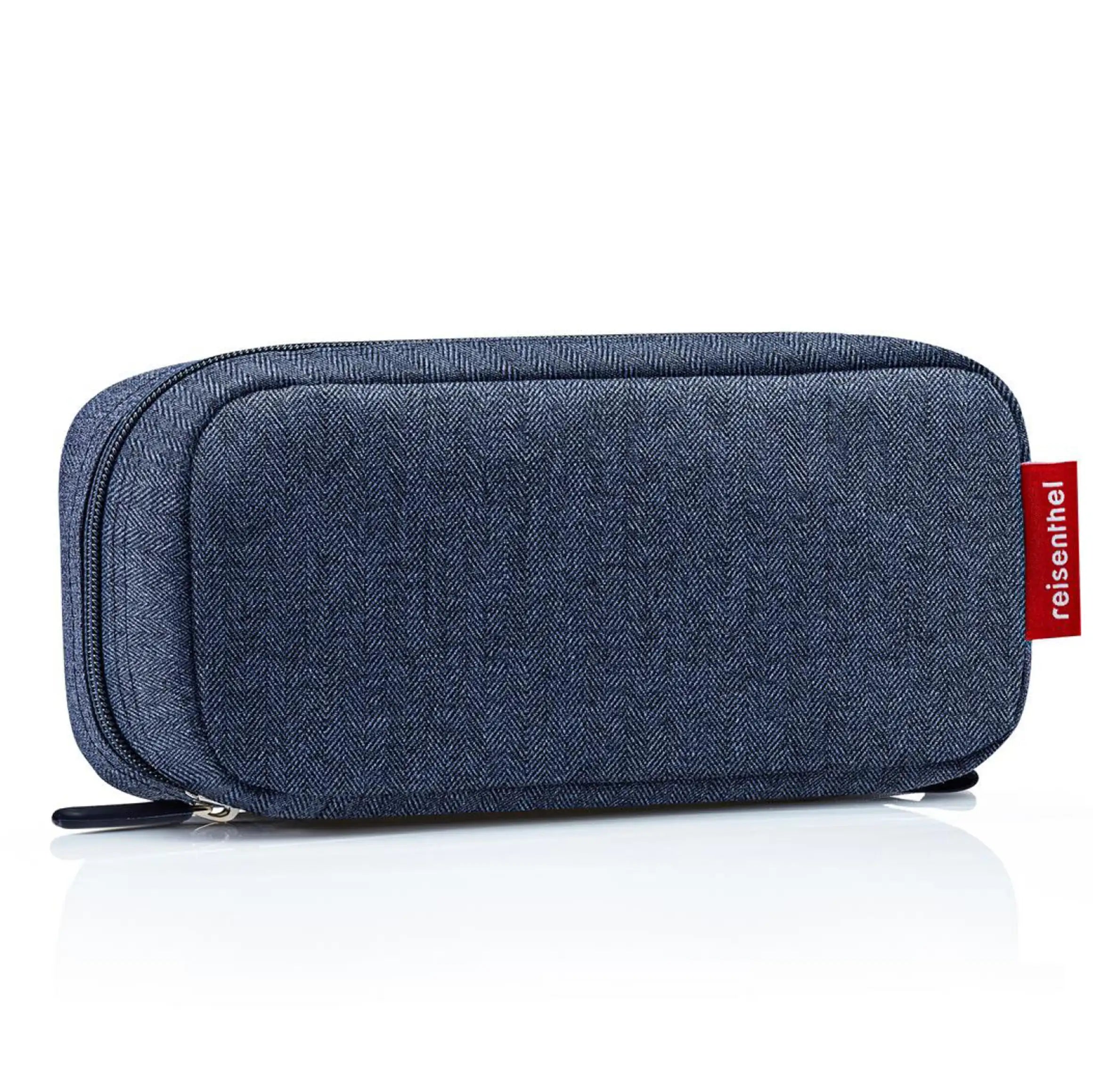 Reisenthel Traveling Multicase Toiletry Bag 21 cm - Herringbone Dark Blue