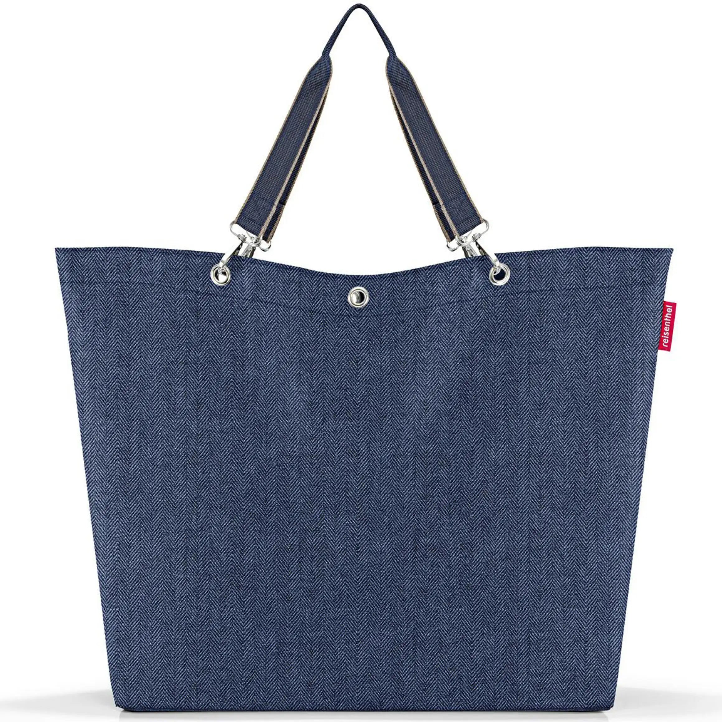 Reisenthel Shopping Shopper 68 cm - Herringbone Dark Blue
