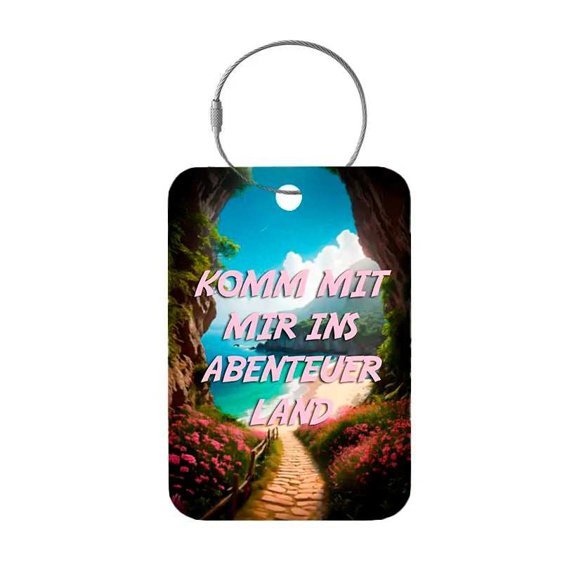 Tag-It Luggage Tag 9 cm - Adventureland - Colorful