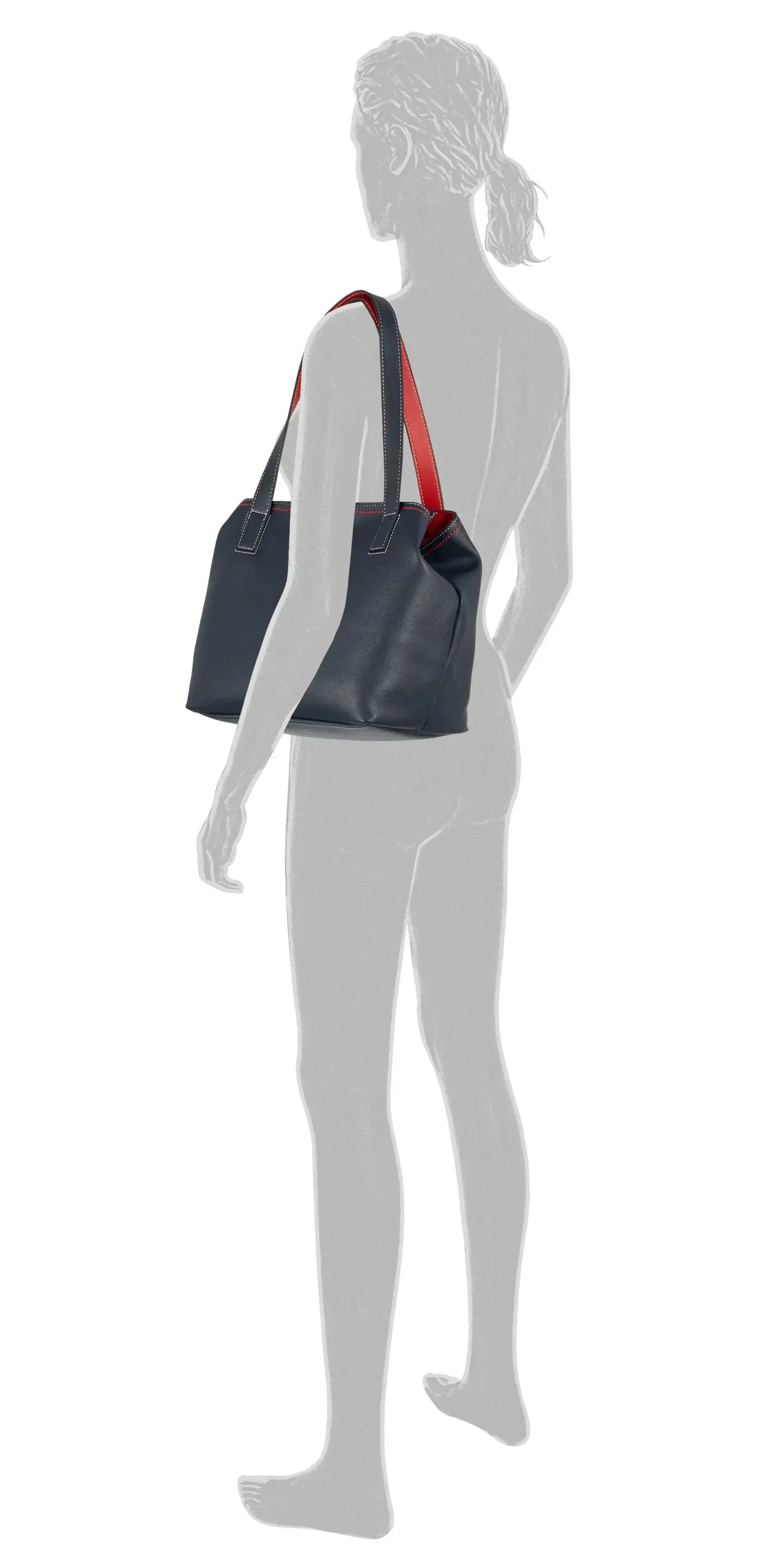 Tom Tailor Miri Mare Shopper M 42 cm - mixed maritim