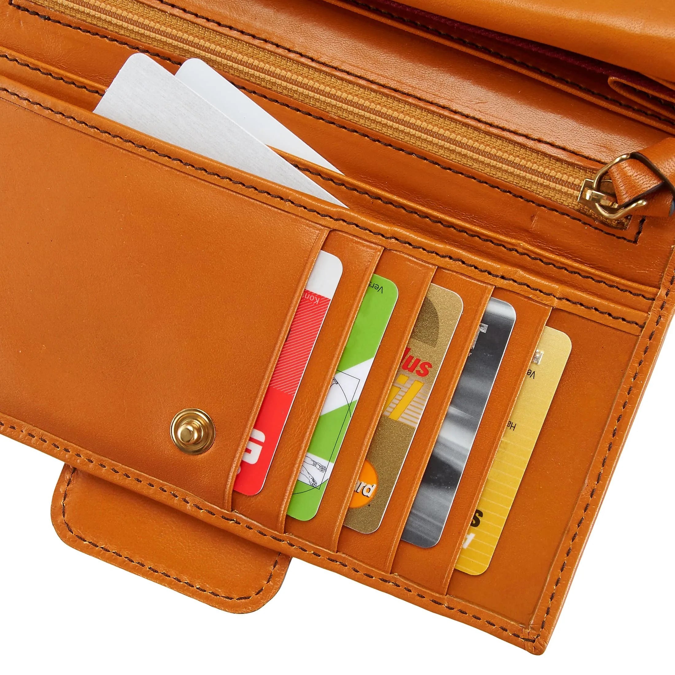 The Bridge Cortona wallet 17 cm - marrone