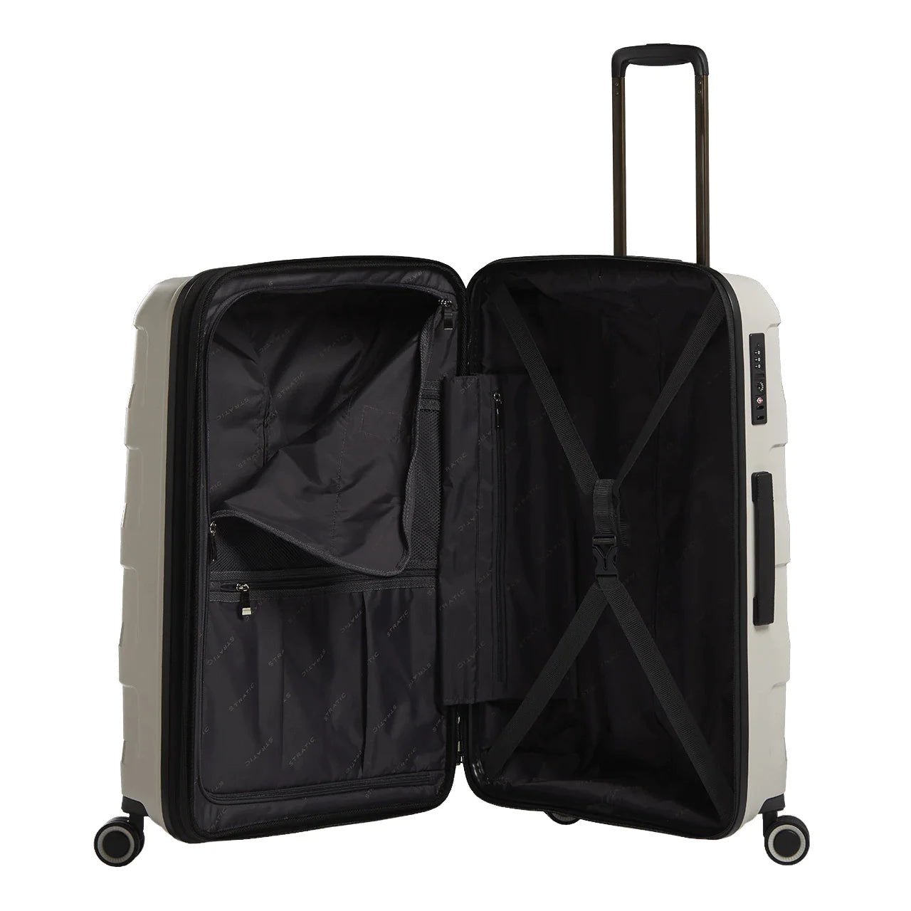 Stratic Straw+ 4-Rollen Trolley 65 cm - dark grey