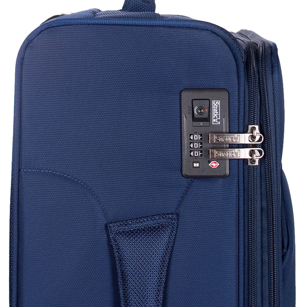 Stratic Mix 4-wheel trolley 68 cm - blue