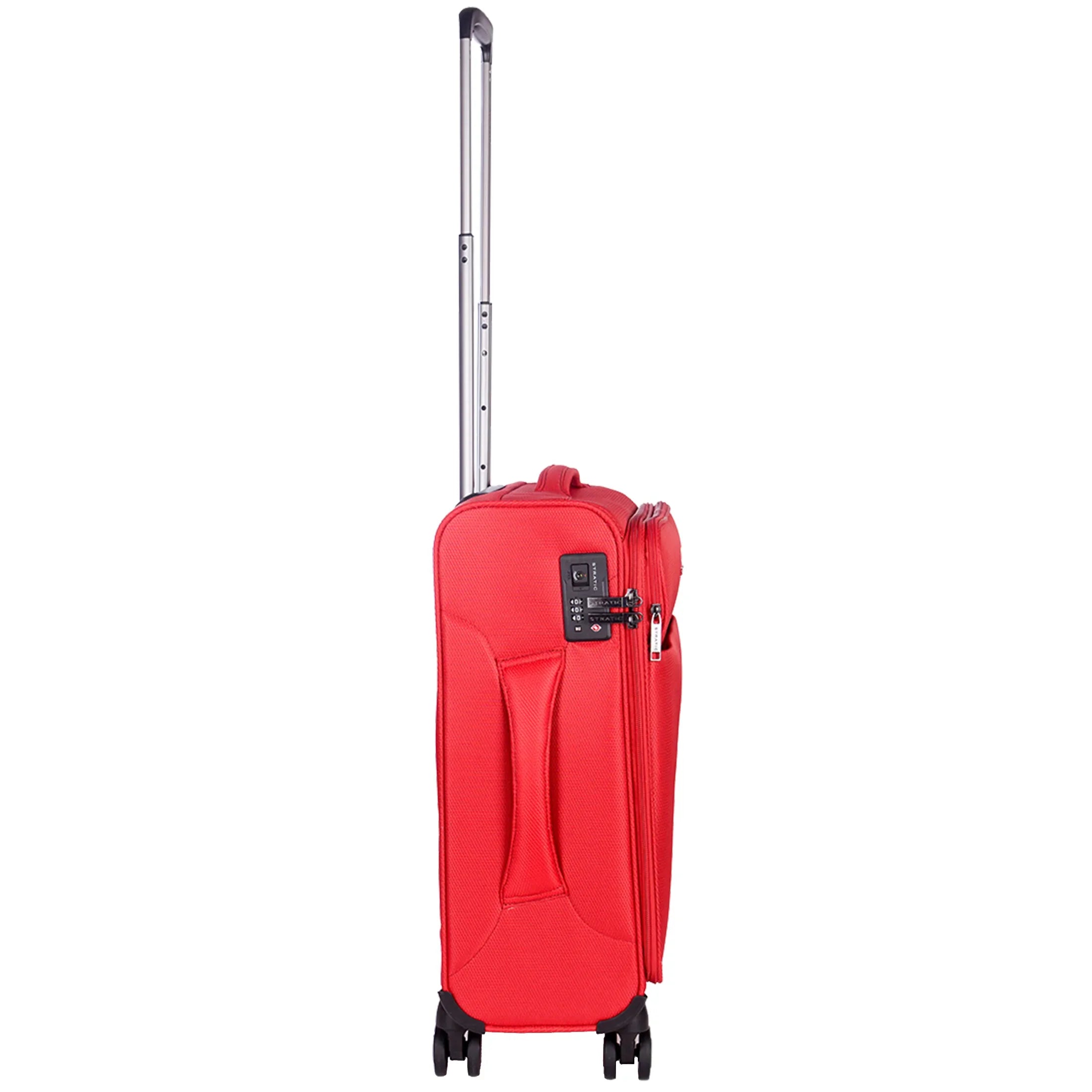 Stratic Light + 4-Rollen Kabinentrolley 55 cm - Red