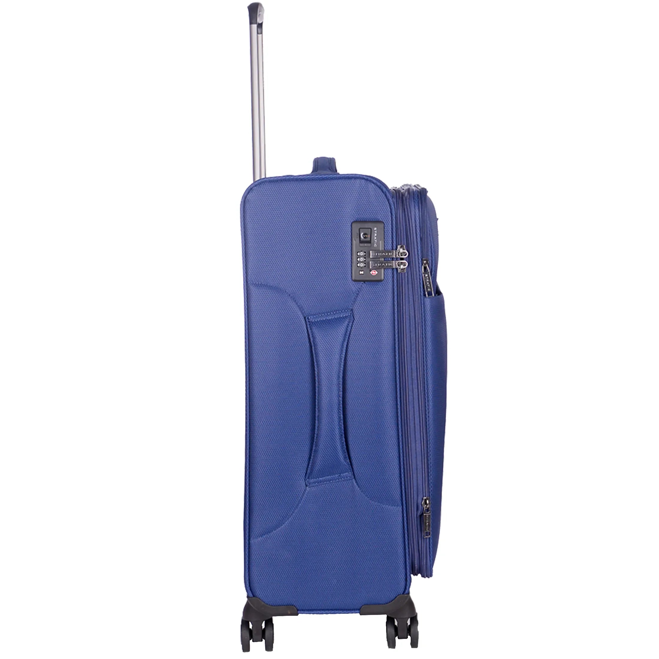 Stratic Light + 4-wheel trolley 68 cm - Black