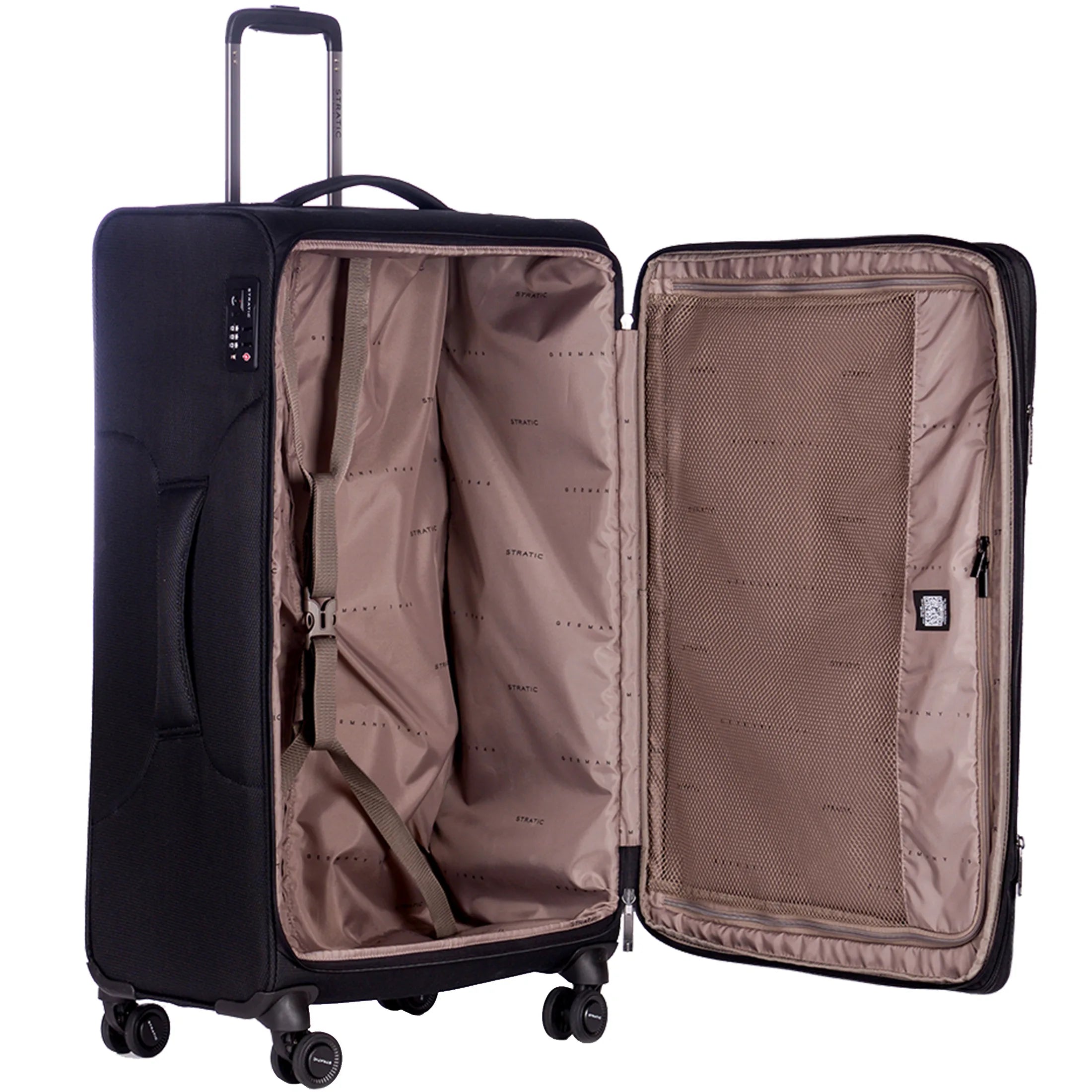 Stratic Light + 4-Rollen Trolley 80 cm - Dark Blue