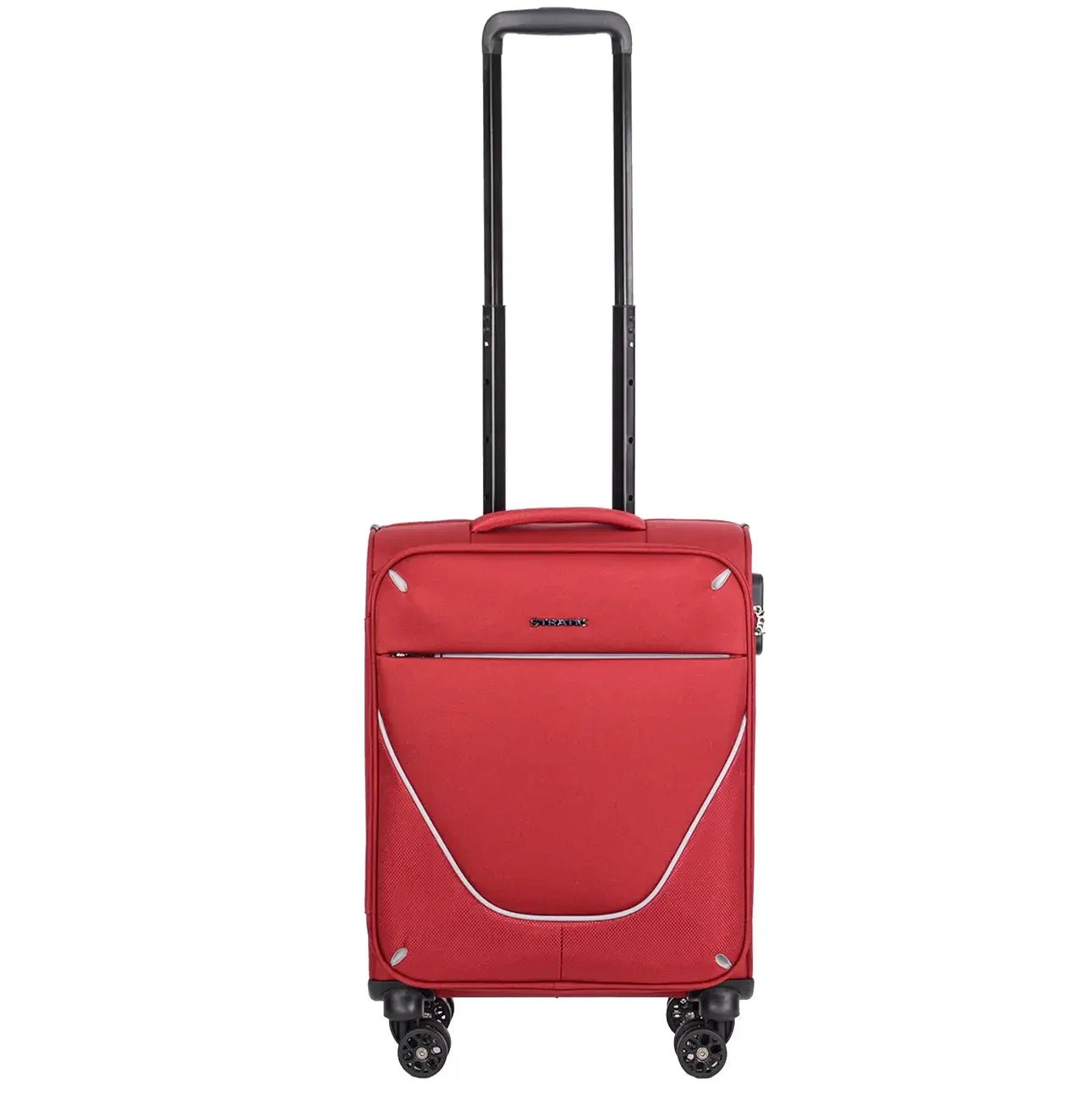 Stratic Strong 4-Rollen Kabinentrolley 55 cm - redwine