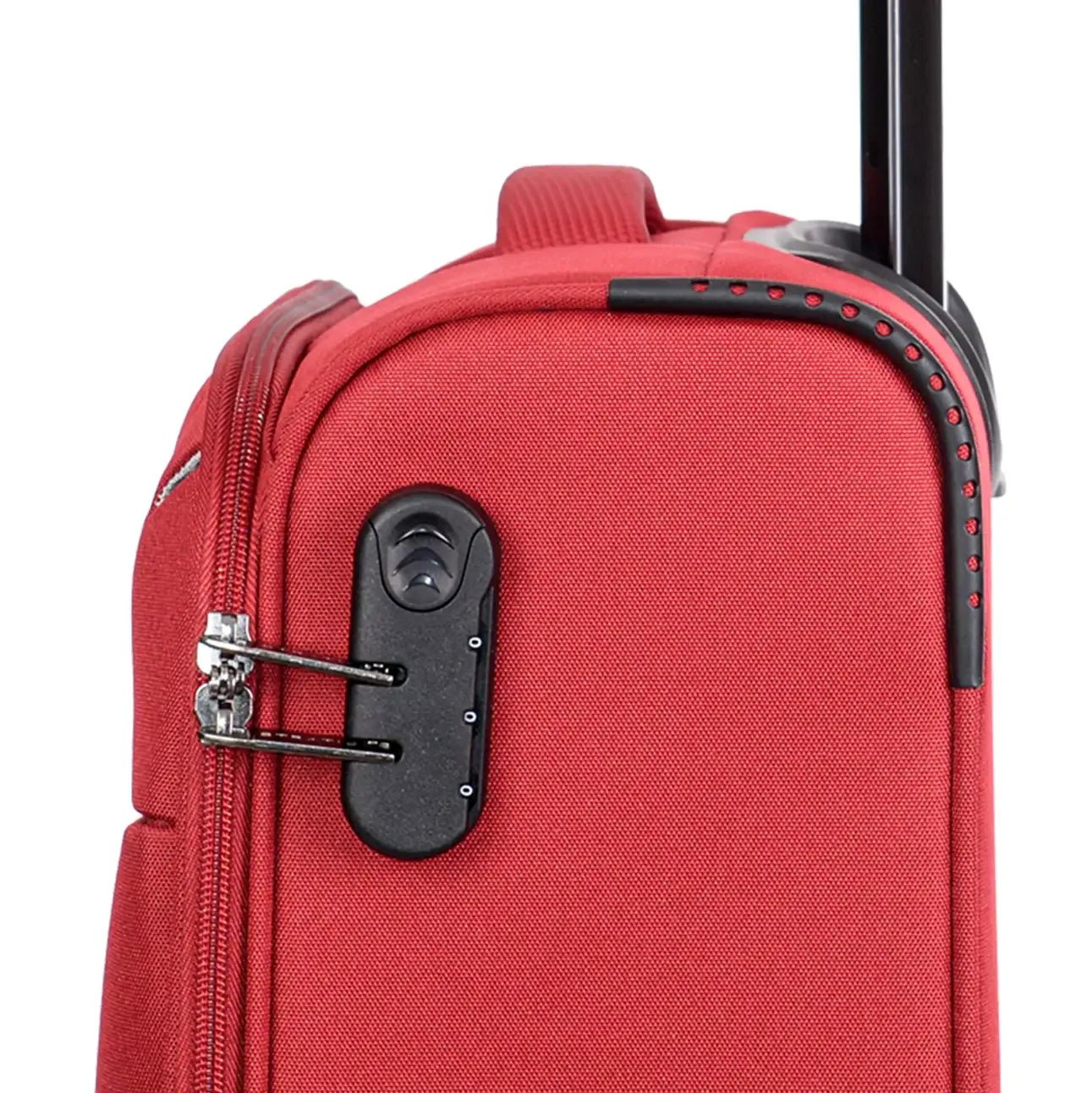Stratic Strong 4-Rollen Kabinentrolley 55 cm - redwine