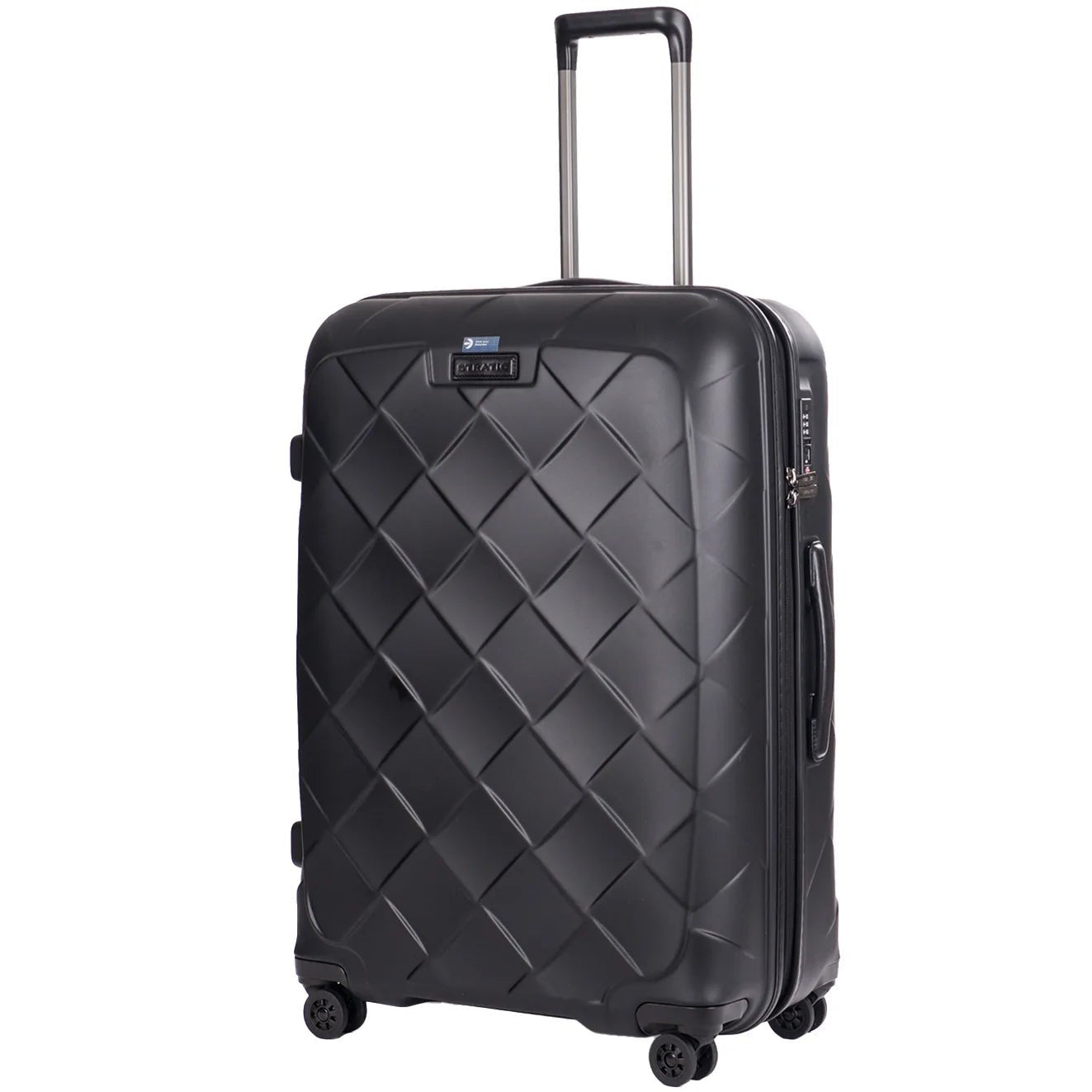 Stratic Leather & More 4-Rollen-Trolley 76 cm - matt black