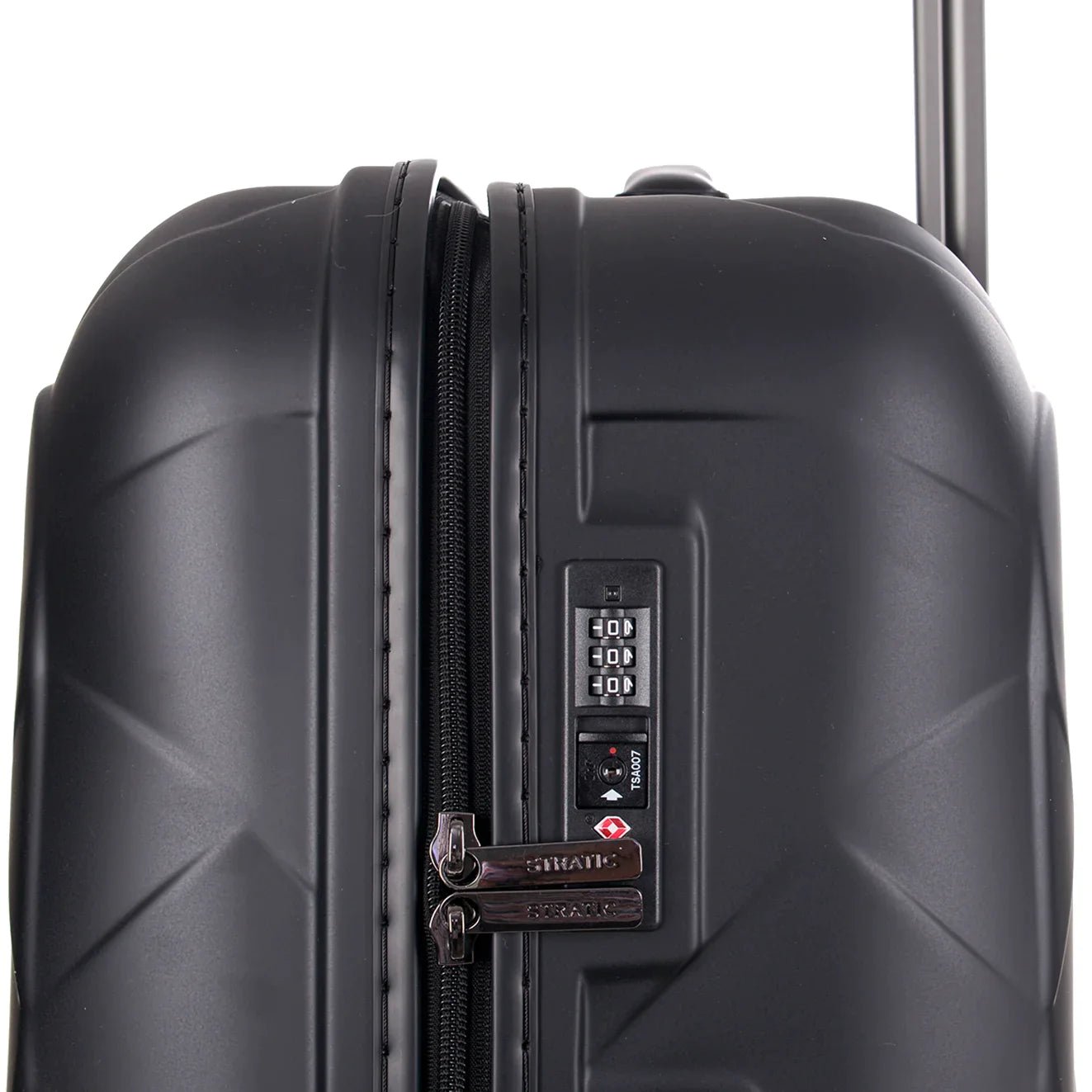 Stratic Leather & More 4-Rollen-Trolley 76 cm - matt black