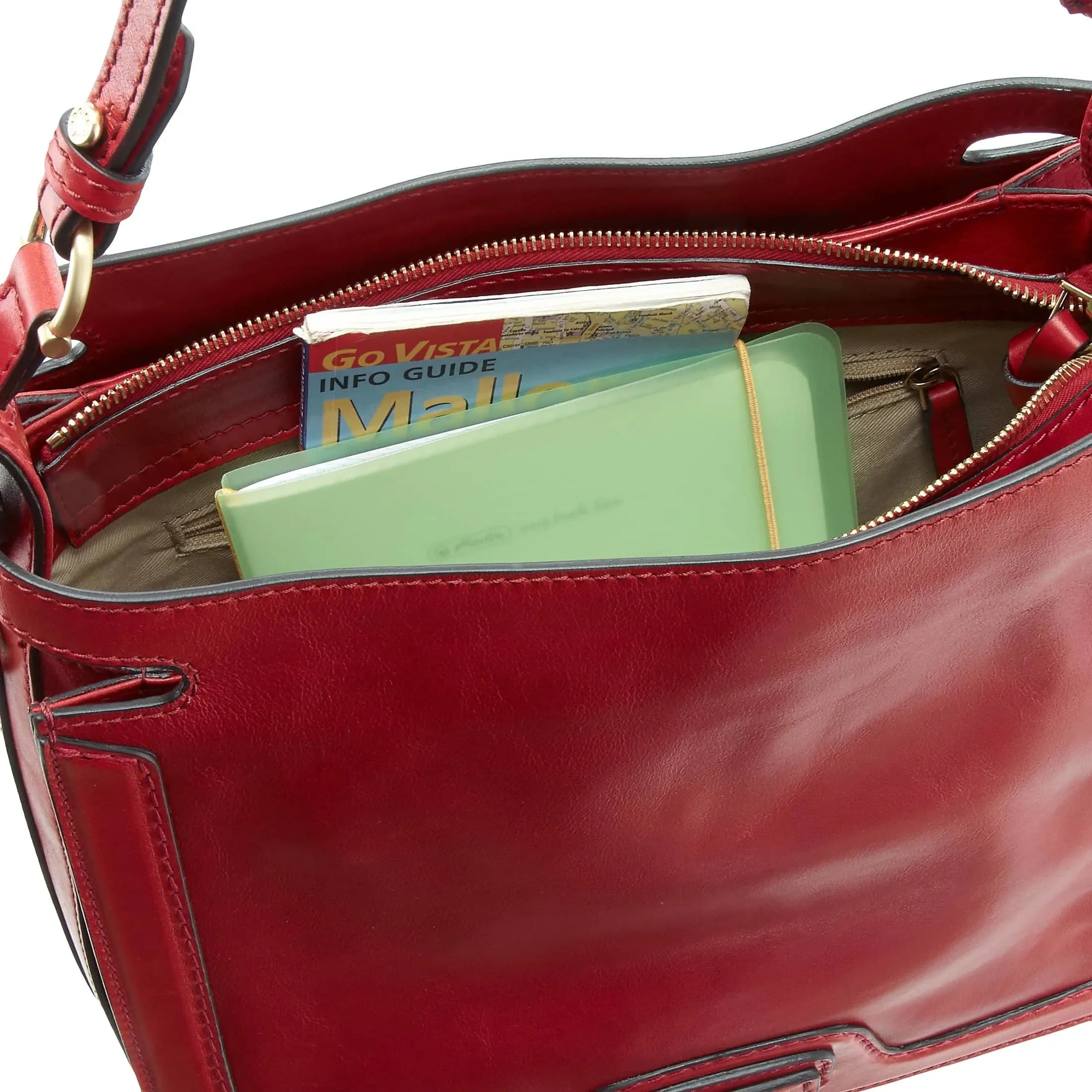 The Bridge Giglio shoulder bag 31 cm - rosso
