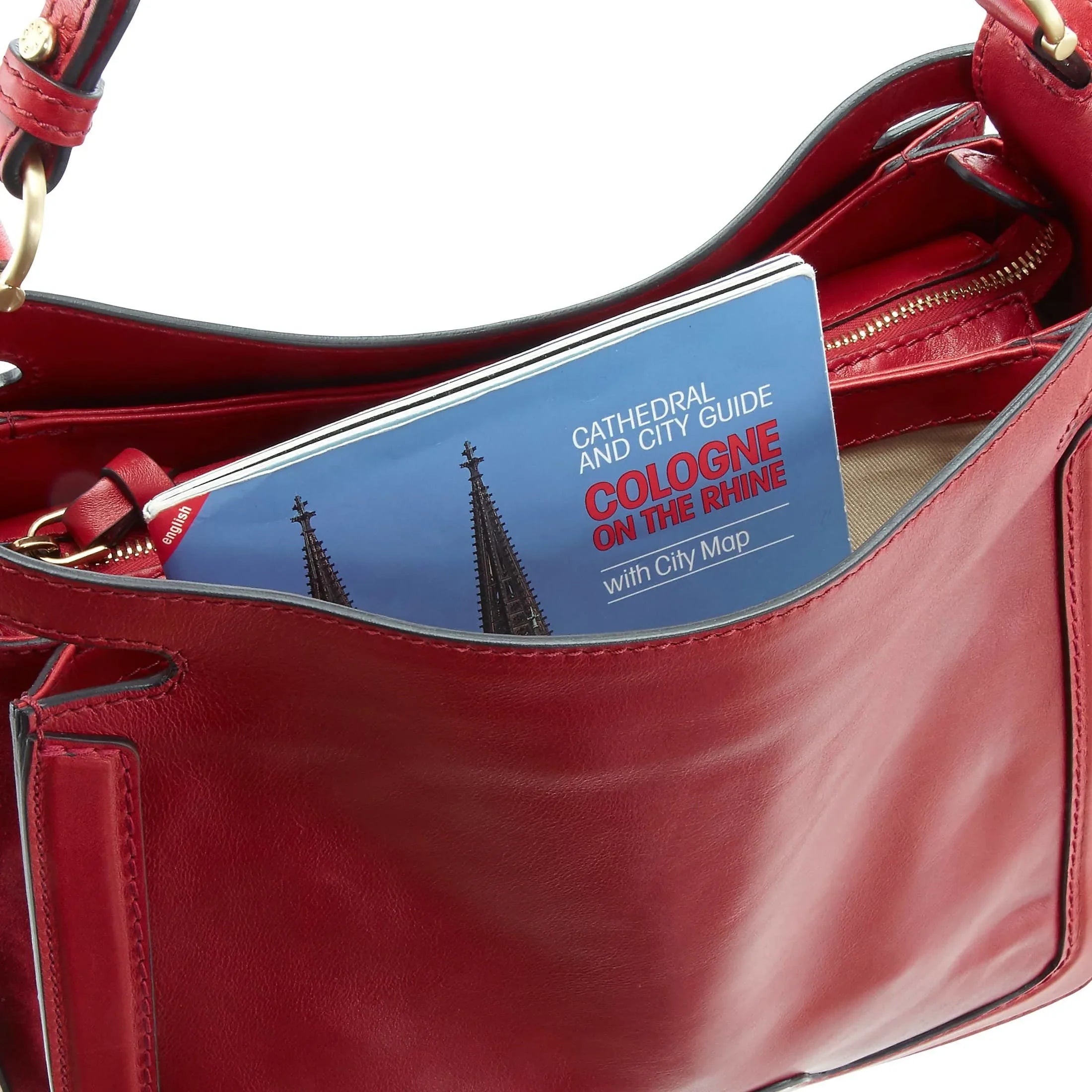 The Bridge Giglio shoulder bag 31 cm - rosso