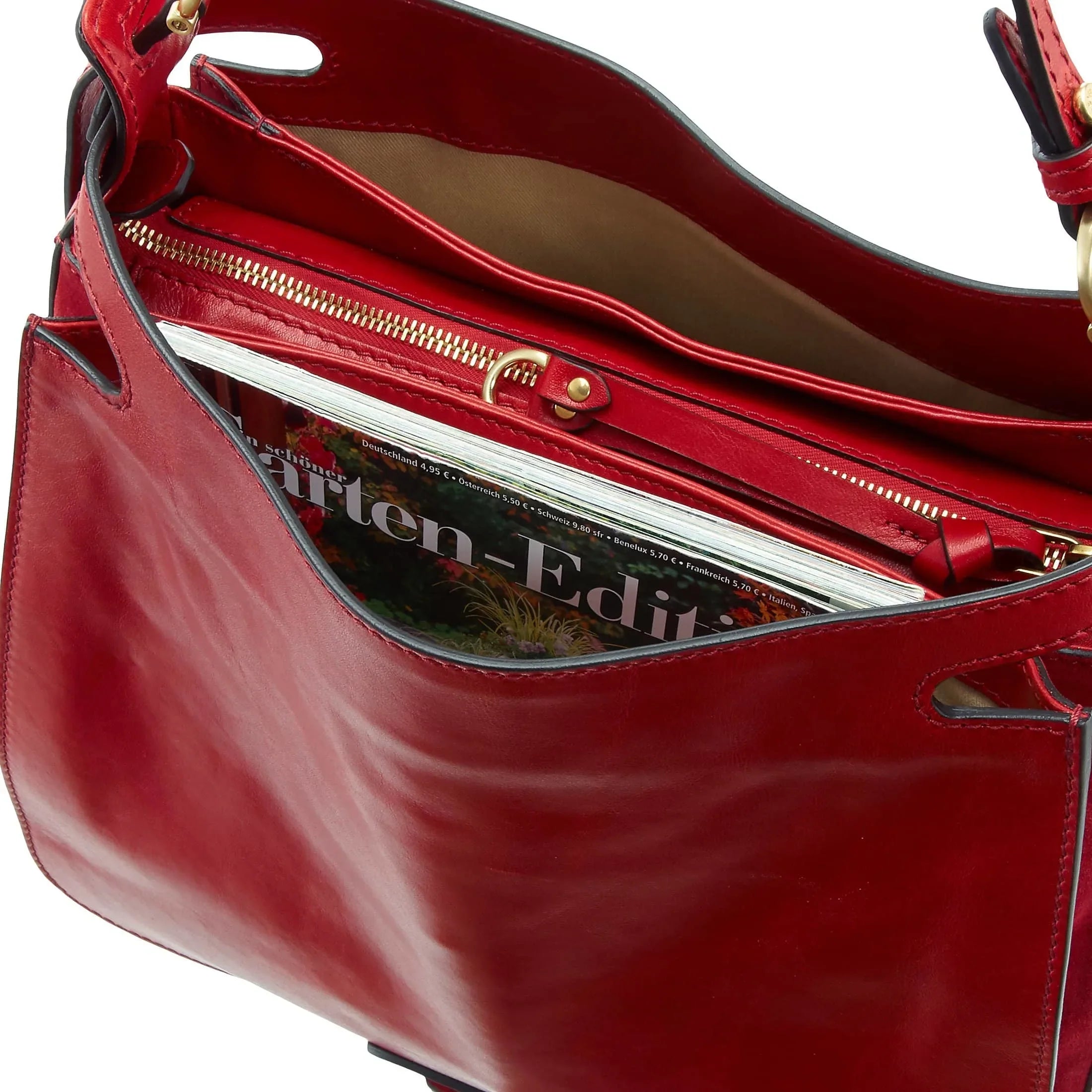 The Bridge Giglio shoulder bag 31 cm - rosso