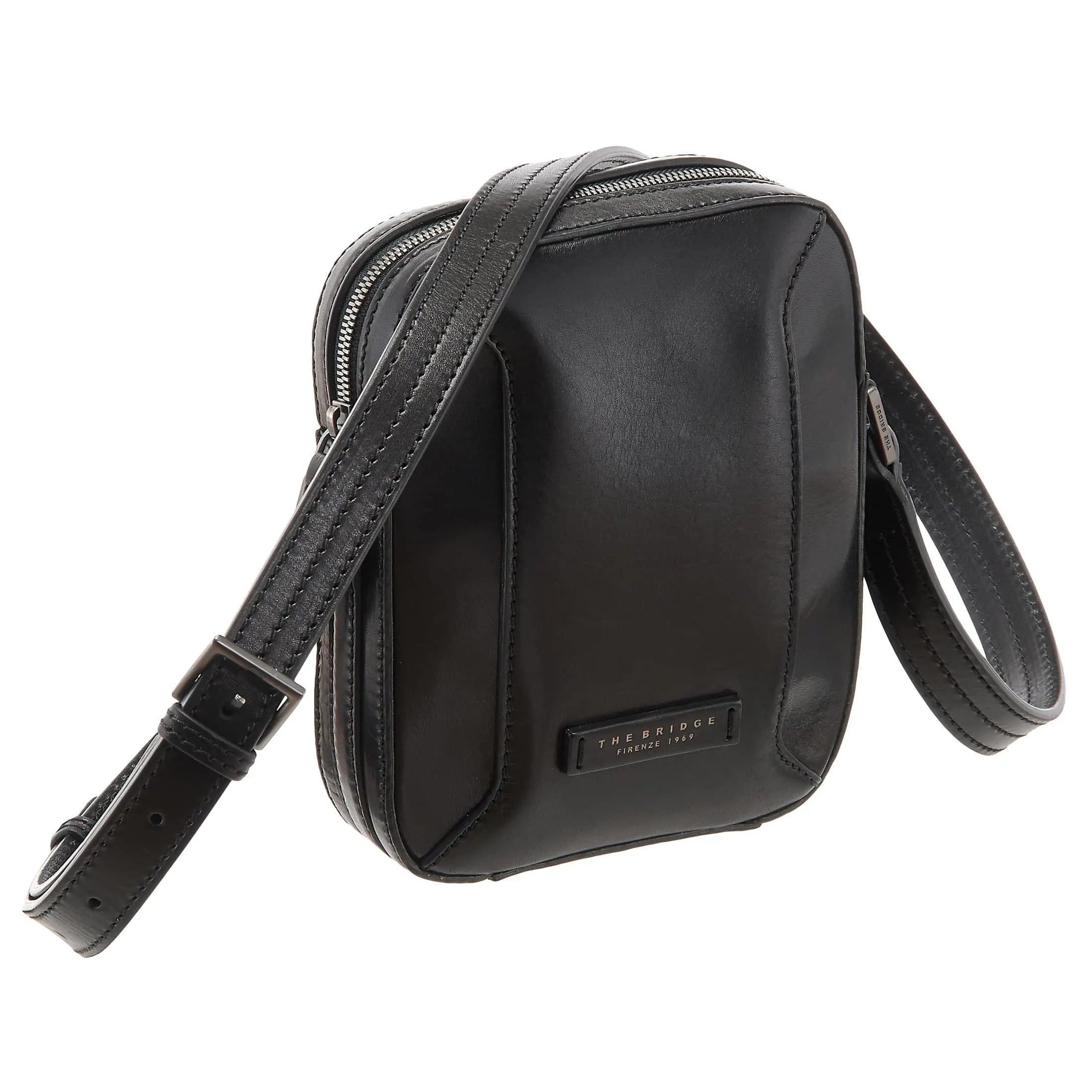 The Bridge Bufalini shoulder bag 21 cm - marrone
