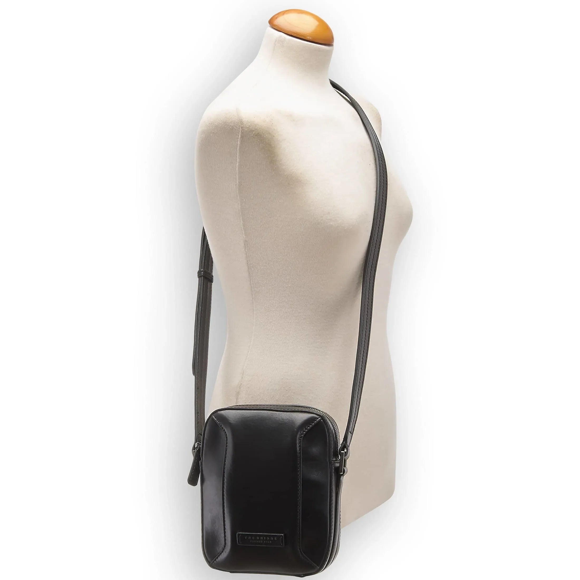 The Bridge Bufalini shoulder bag 21 cm - marrone