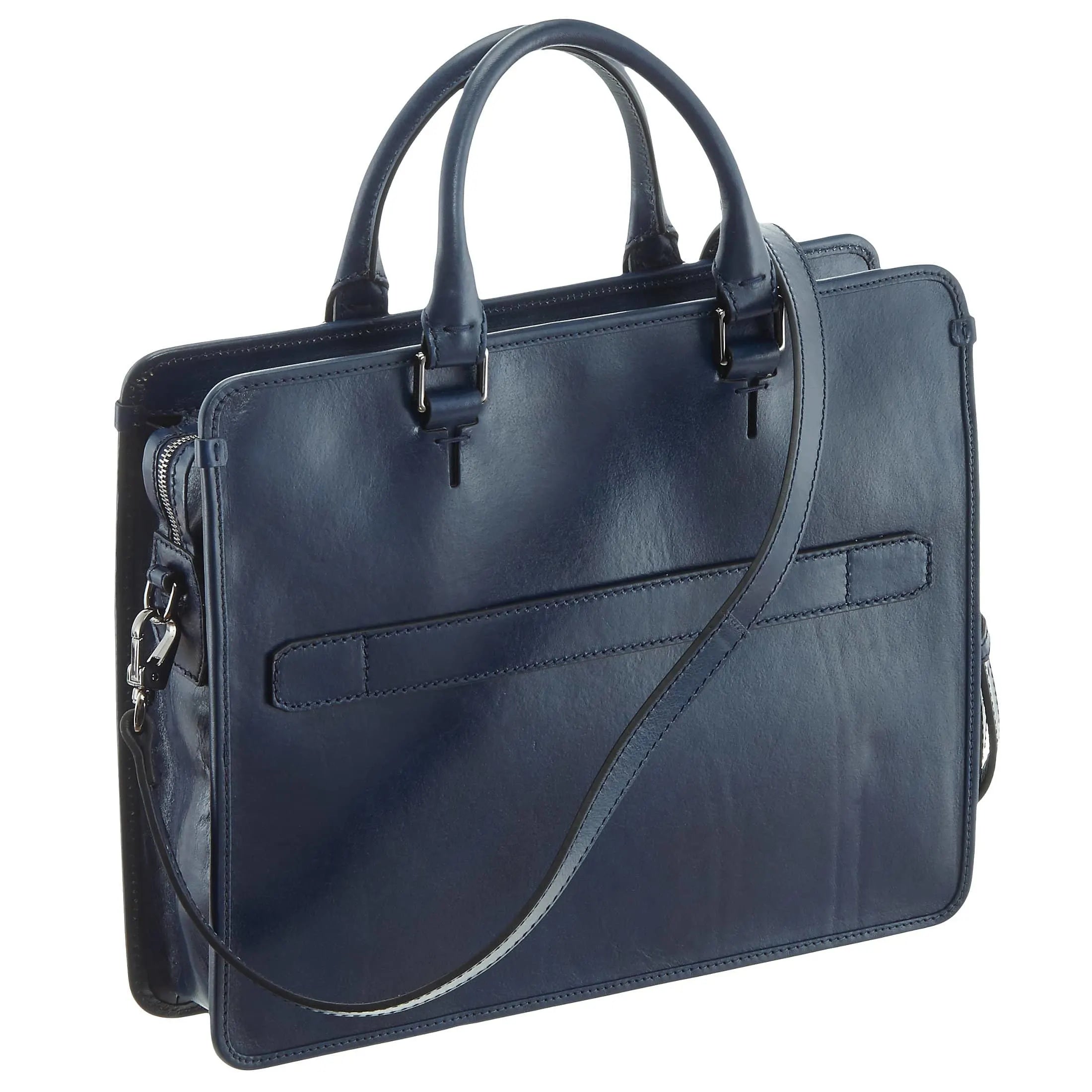 The Bridge Montecristo Briefcase 38 cm - blue cobalt