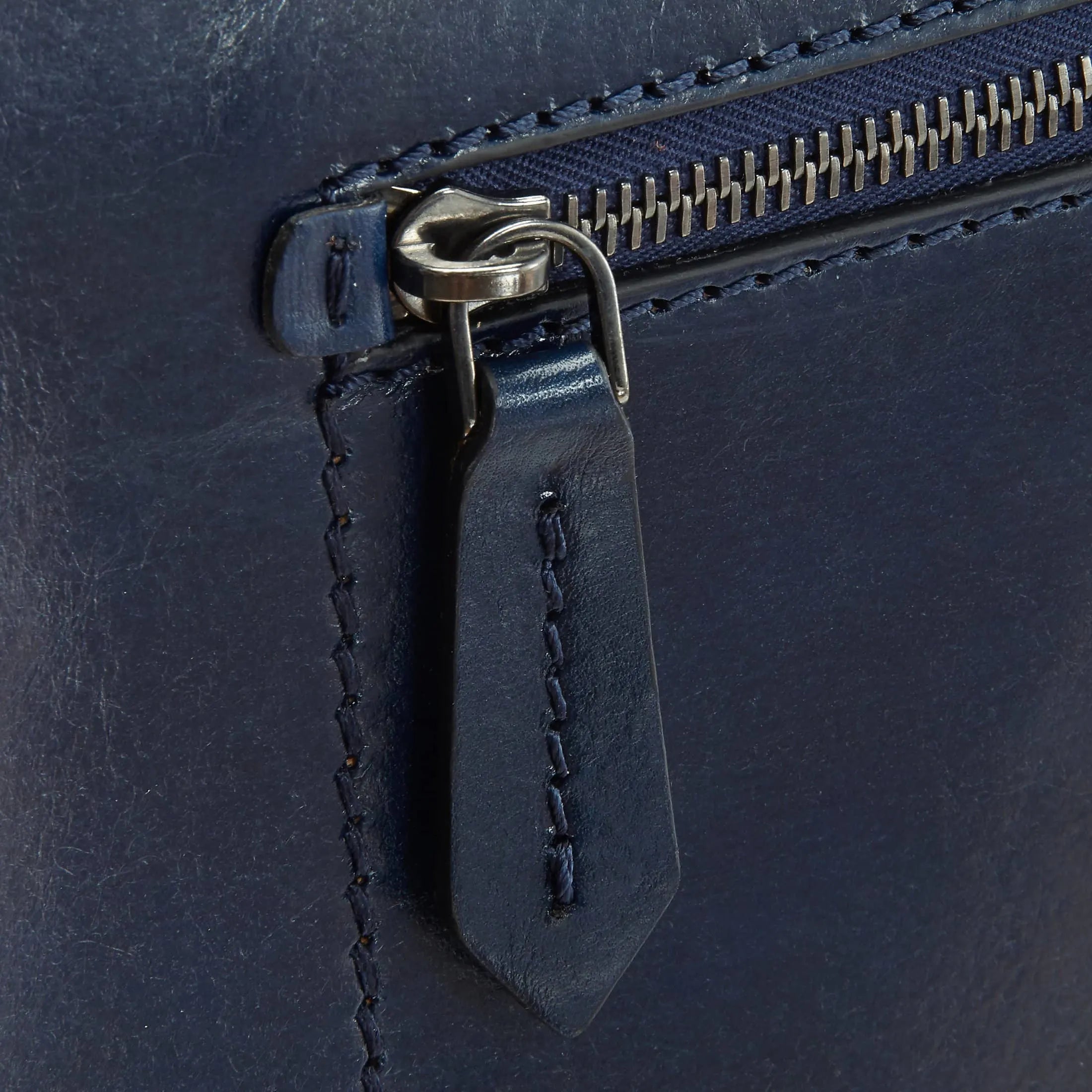 The Bridge Montecristo Briefcase 38 cm - blue cobalt